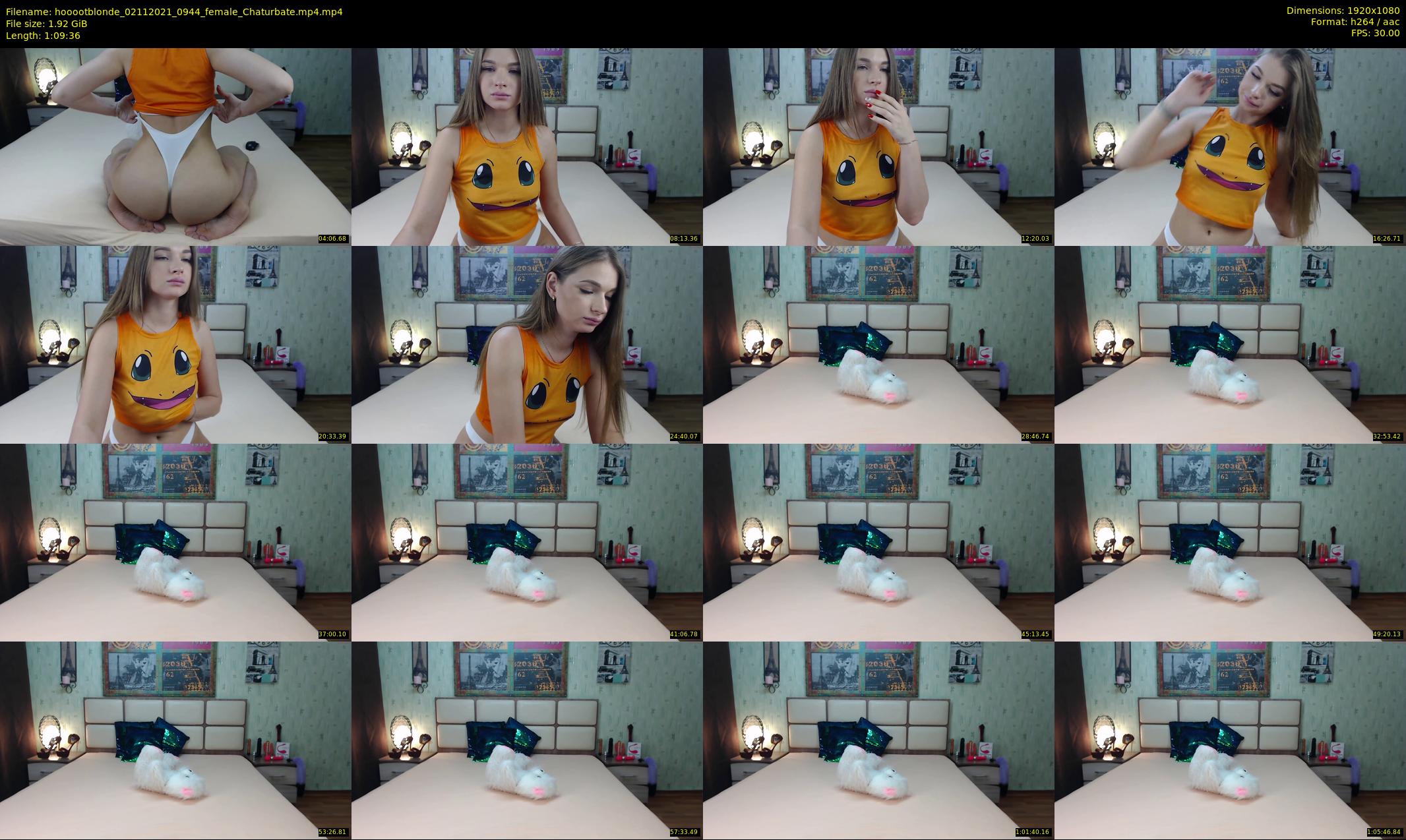 hooootblonde — 70 minute Chaturbate female cam show recording, 1080p, Nov 2, 2021