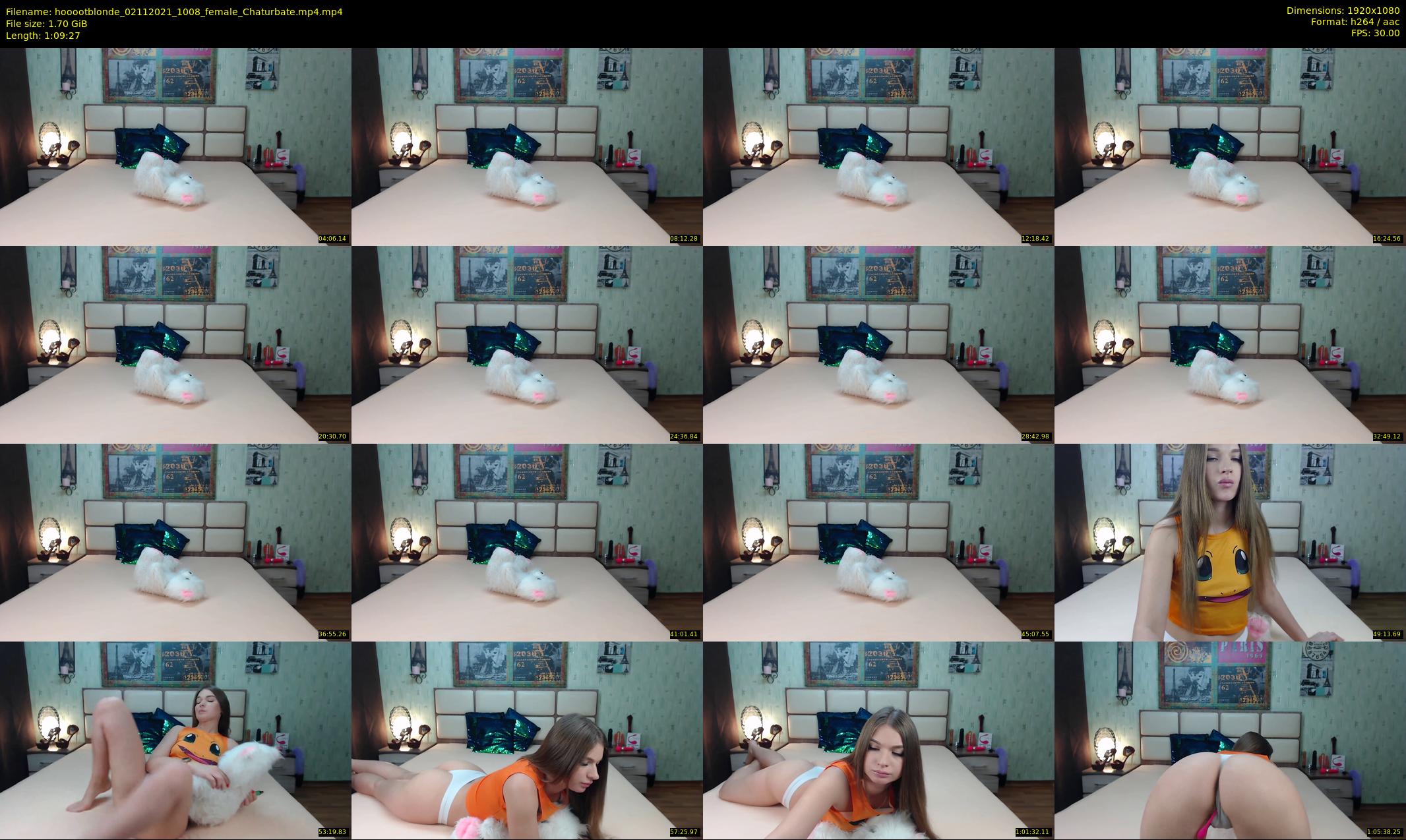 hooootblonde — 70 minute Chaturbate female cam show recording, 1080p, Nov 2, 2021