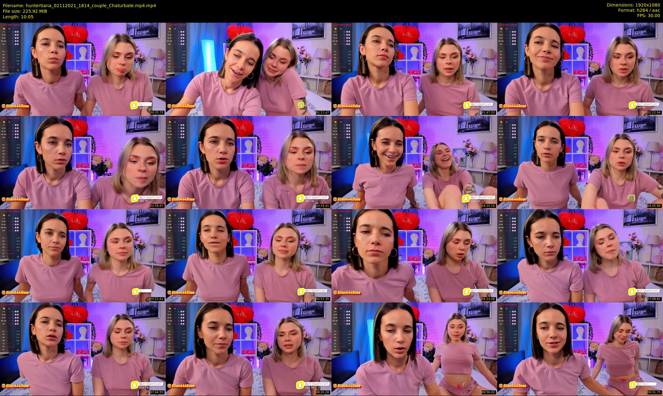 huntertiana — 11 minute Chaturbate female cam show recording, 1080p, Nov 2, 2021