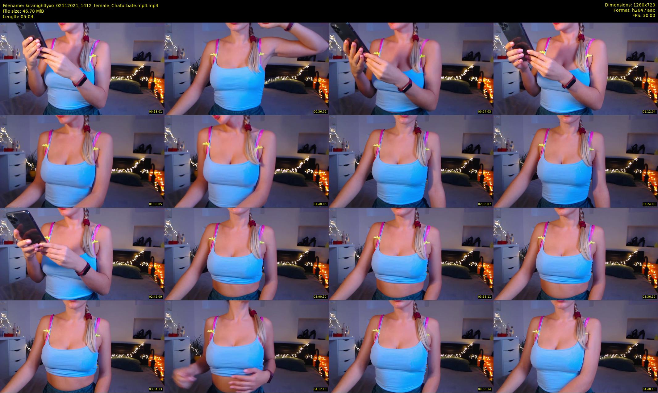 kiranightlyxo — 6 minute Chaturbate female cam show recording, 720p, Nov 2, 2021
