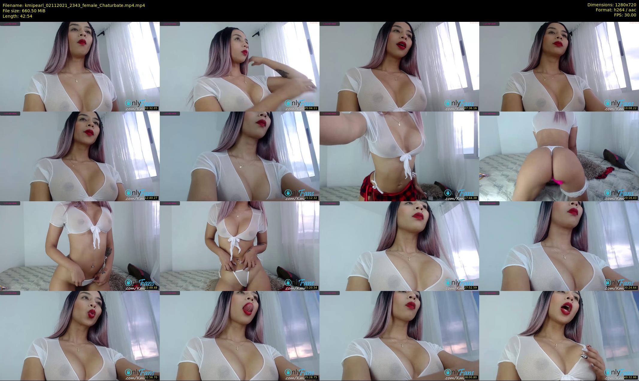 kmipearl — 43 minute Chaturbate female cam show recording, 720p, Nov 2, 2021