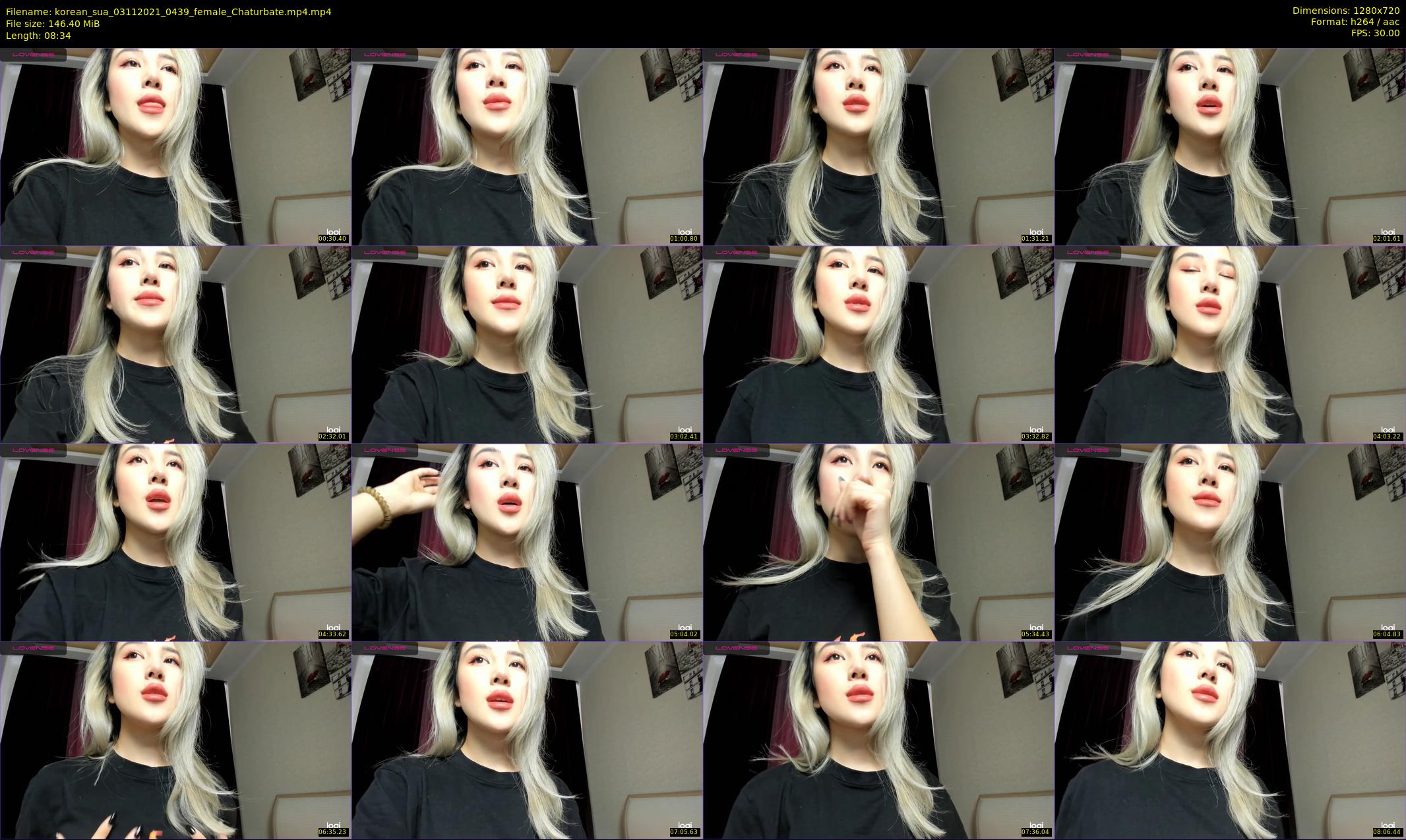 korean_sua — 9 minute Chaturbate female cam show recording, 720p, Nov 3, 2021
