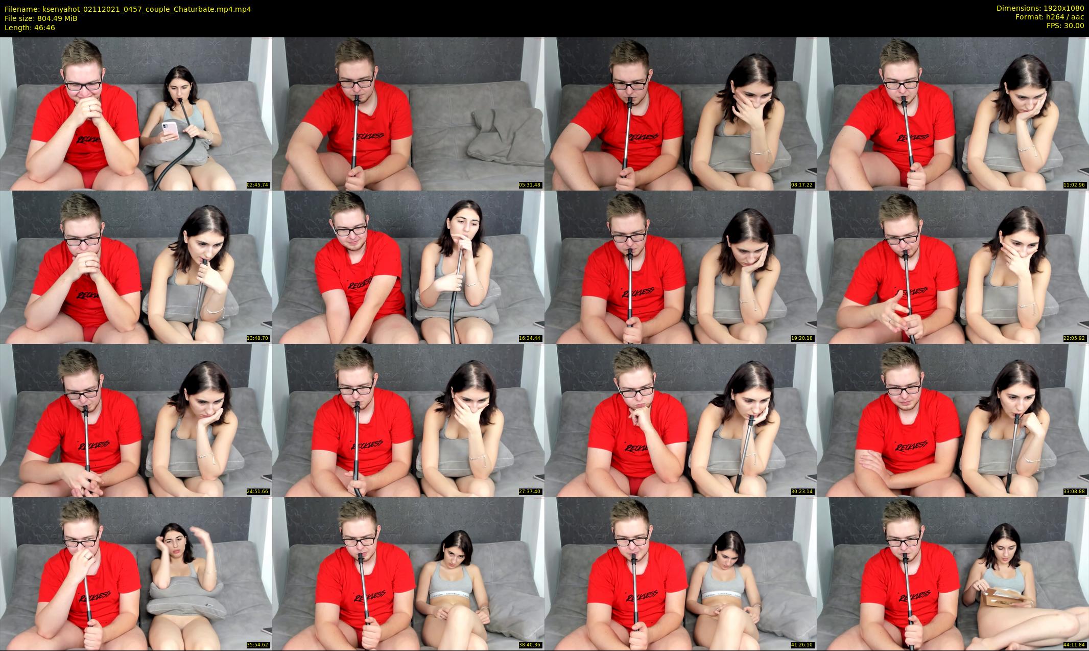 ksenyahot — 47 minute Chaturbate couple cam show recording, 1080p, Nov 2, 2021