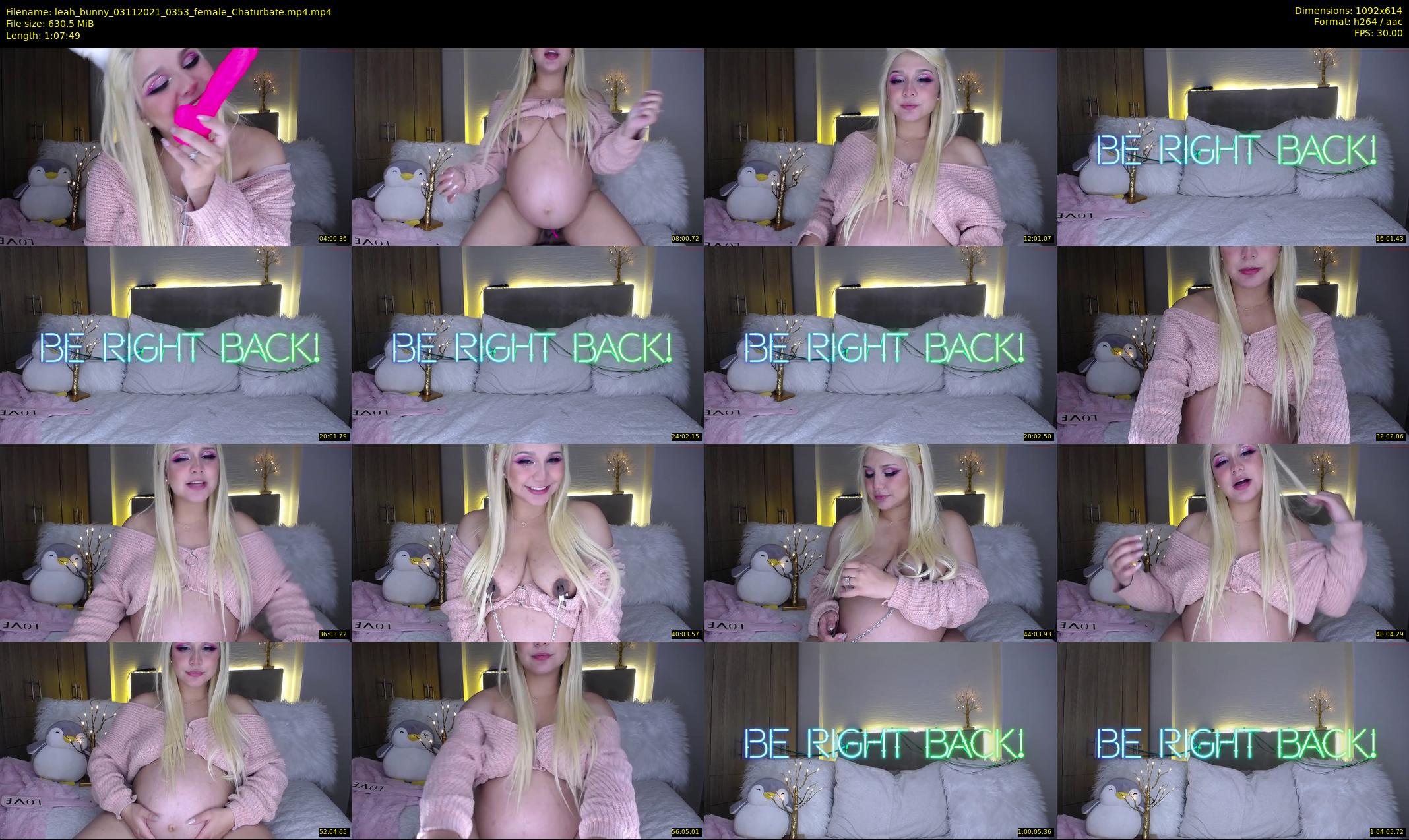 leah_bunny — 68 minute Chaturbate female cam show recording, 480p, Nov 3, 2021