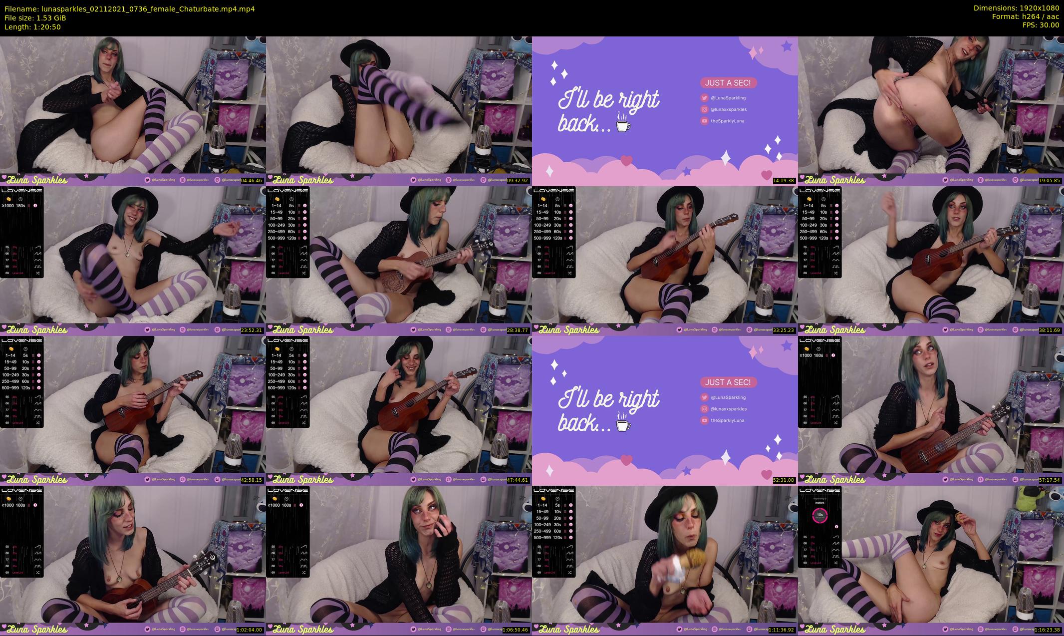 lunasparkles — 81 minute Chaturbate female cam show recording, 1080p, Nov 2, 2021