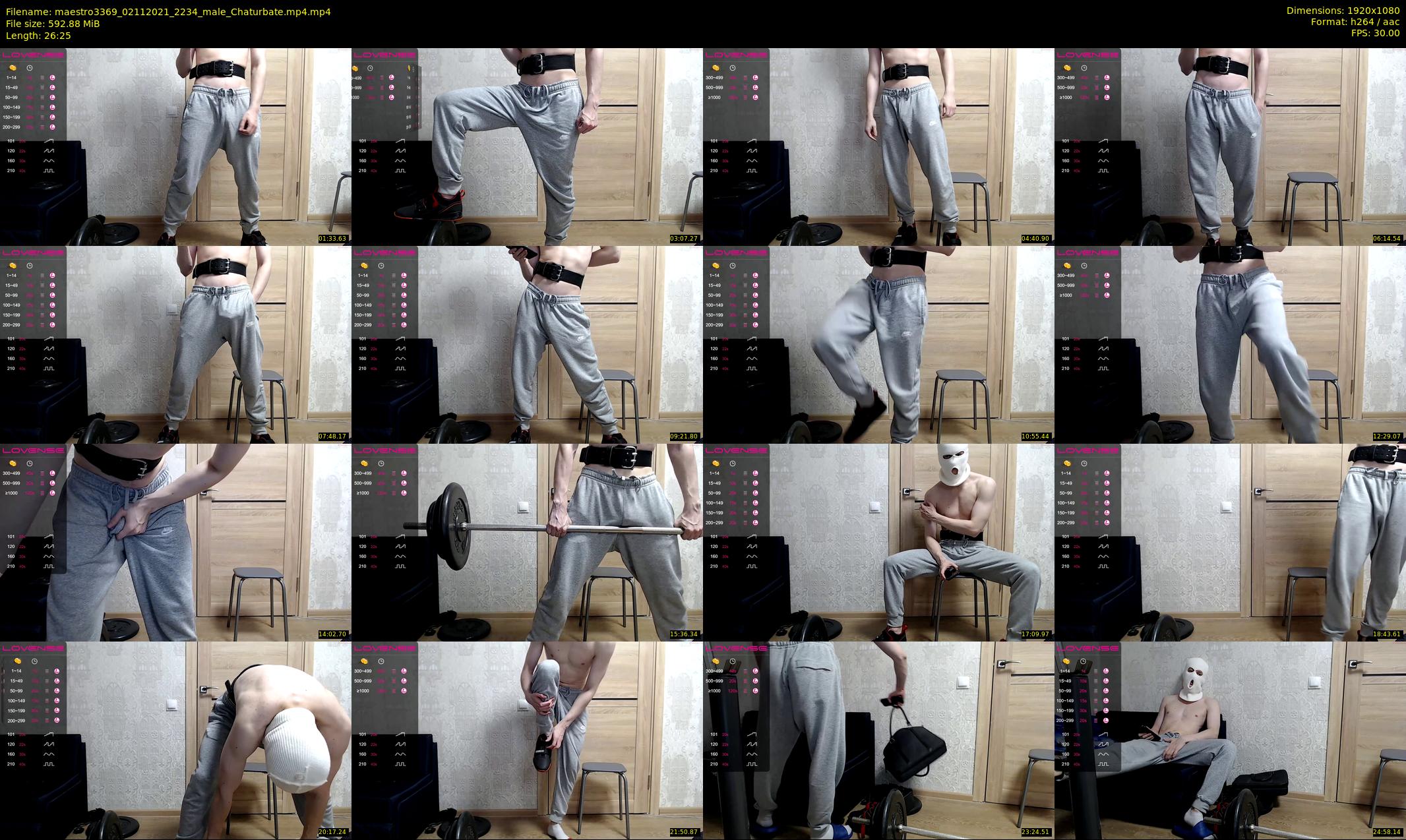 maestro3369 — 27 minute Chaturbate male cam show recording, 1080p, Nov 2, 2021