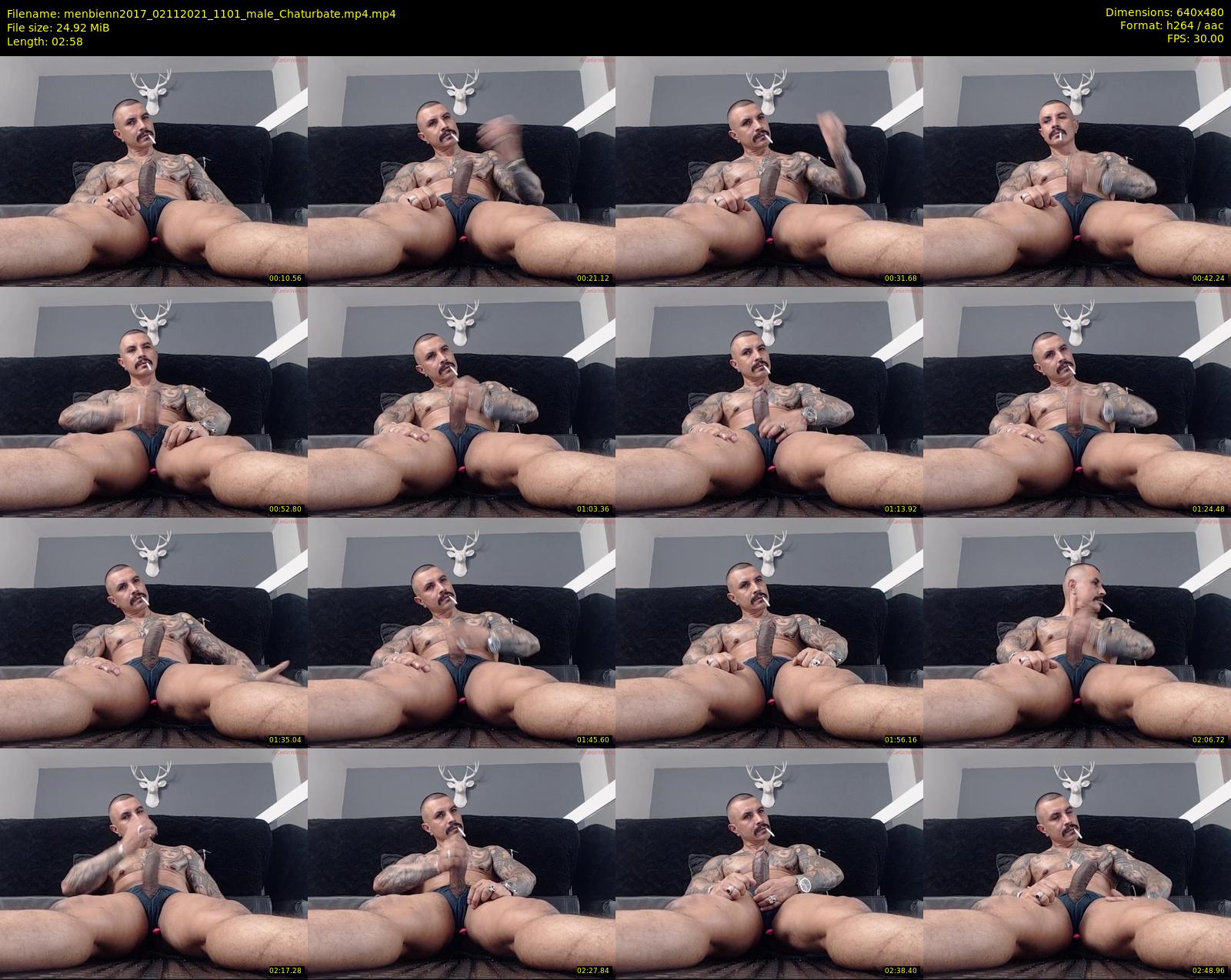 menbienn2017 — 3 minute Chaturbate male cam show recording, 480p, Nov 2, 2021