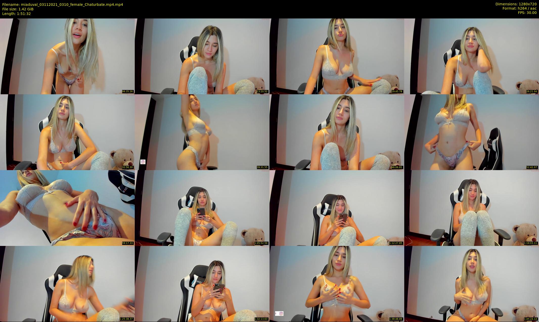 miaduval — 112 minute Chaturbate female cam show recording, 720p, Nov 3, 2021