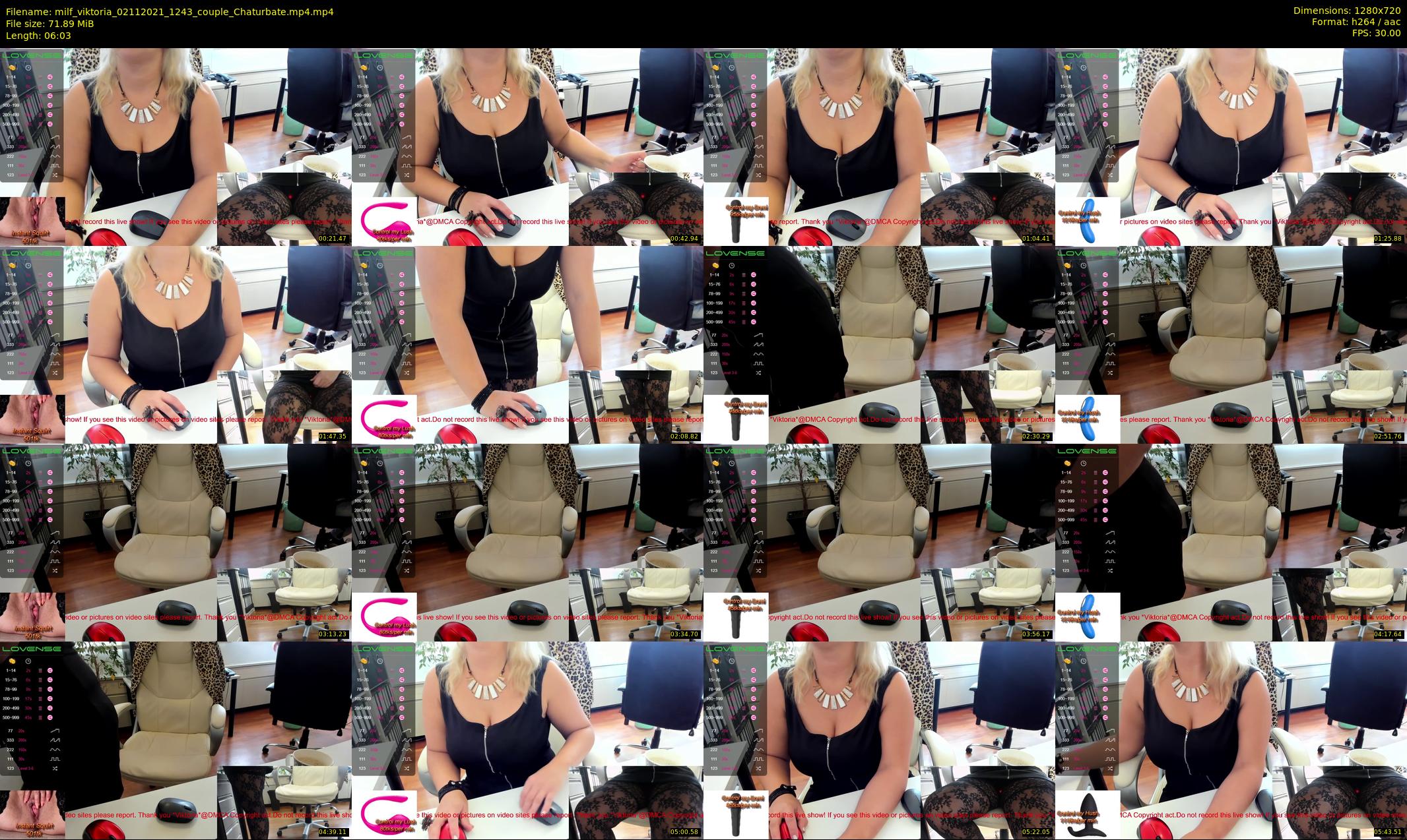 milf_viktoria — 7 minute Chaturbate female cam show recording, 720p, Nov 2, 2021