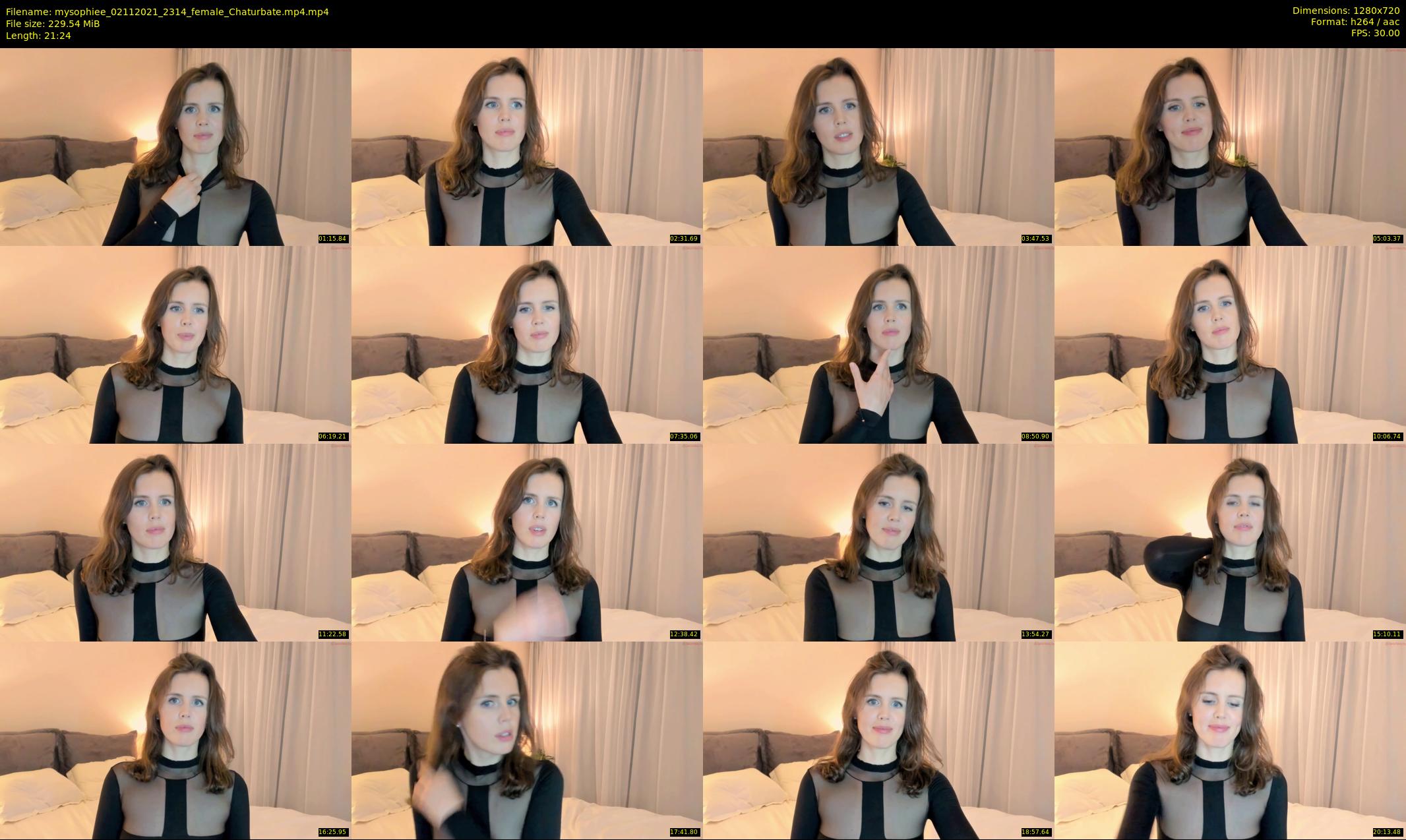 mysophiee — 22 minute Chaturbate female cam show recording, 720p, Nov 2, 2021