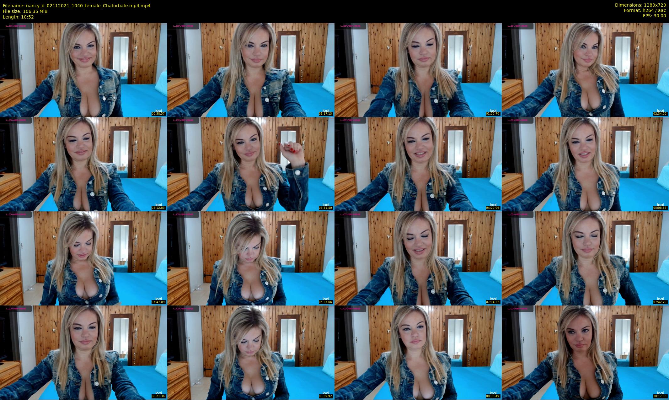 nancy_d — 11 minute Chaturbate female cam show recording, 720p, Nov 2, 2021