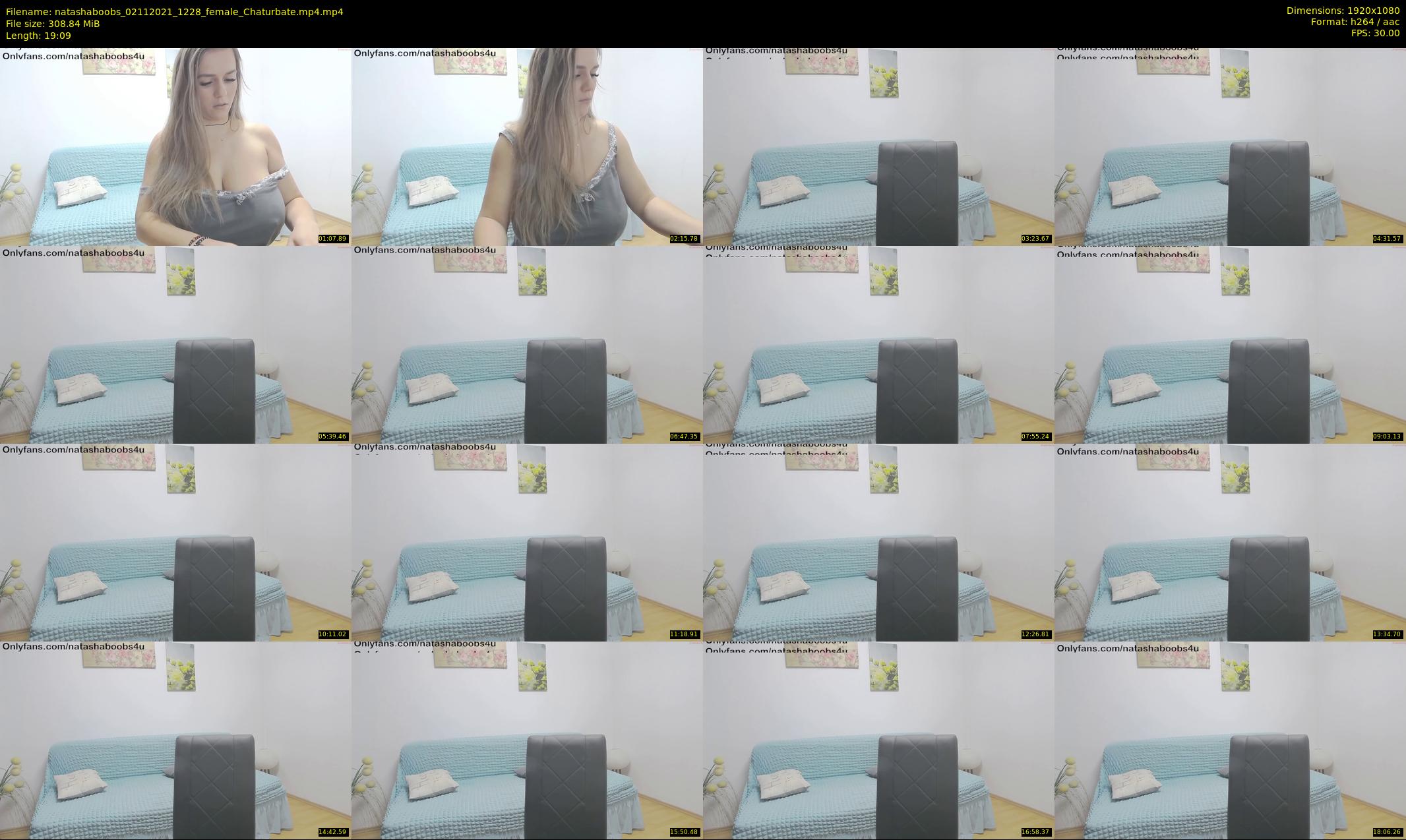 natashaboobs — 20 minute Chaturbate female cam show recording, 1080p, Nov 2, 2021