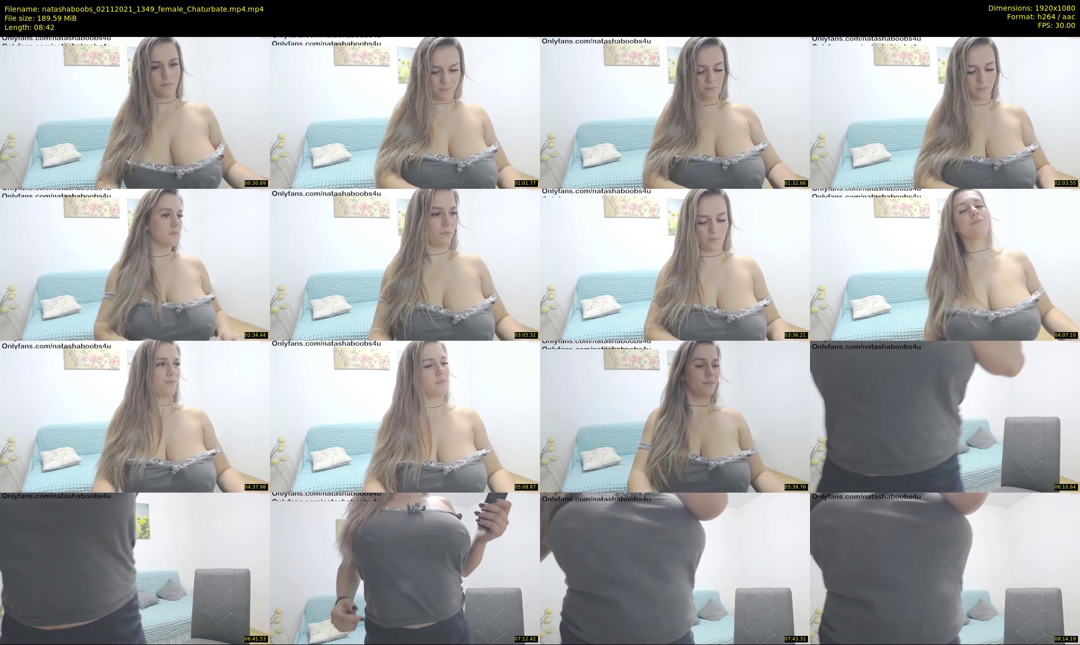 natashaboobs — 9 minute Chaturbate female cam show recording, 1080p, Nov 2, 2021