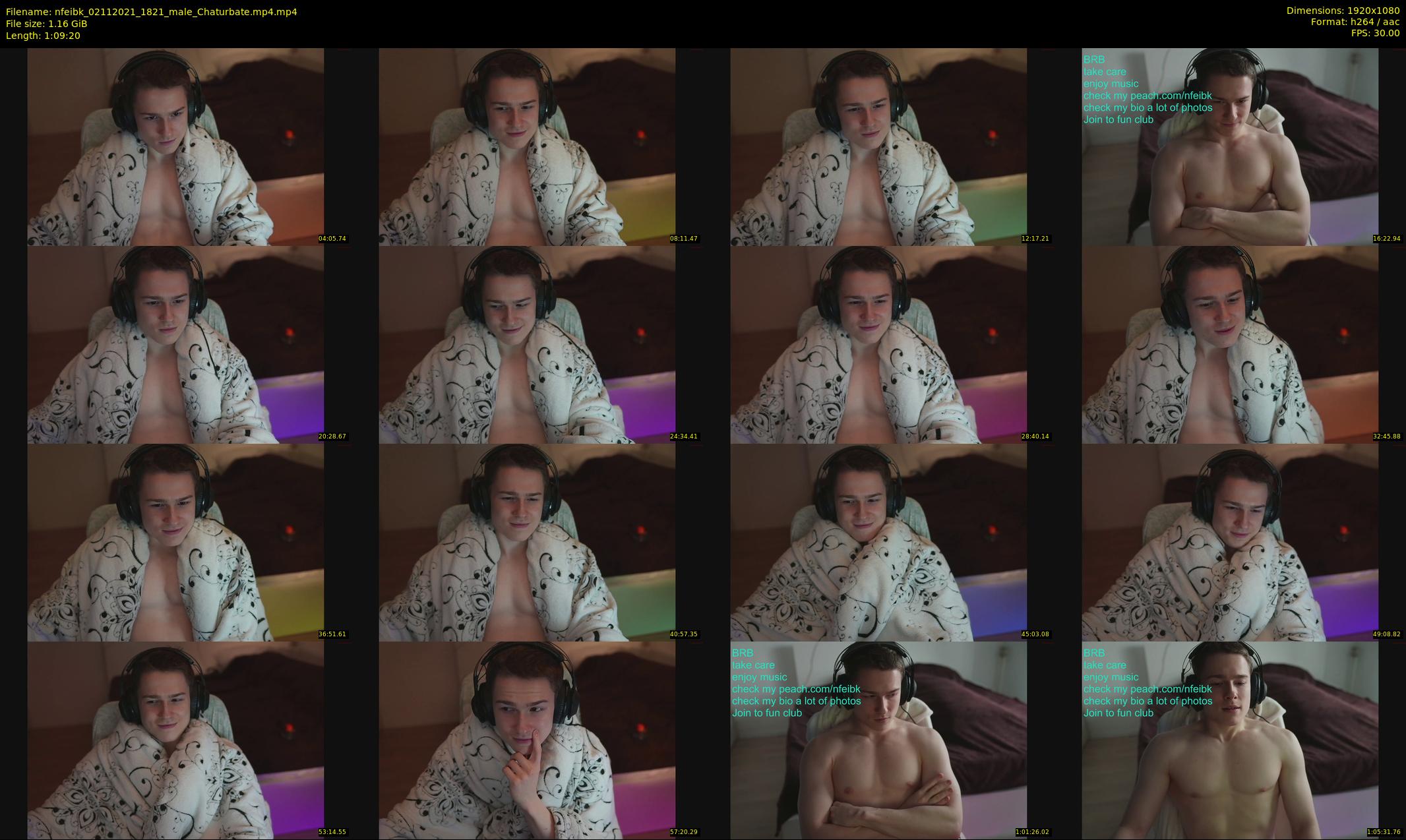 nfeibk — 70 minute Chaturbate male cam show recording, 1080p, Nov 2, 2021