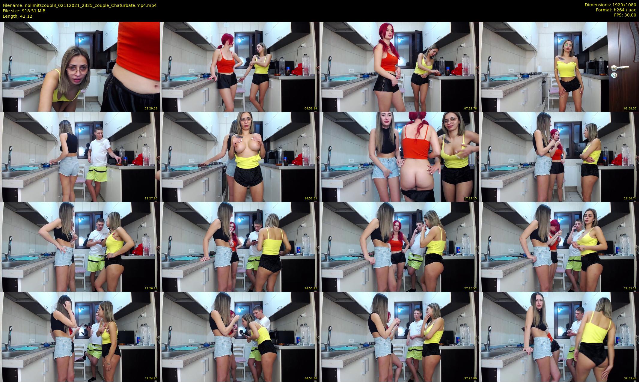 nolimitscoupl3 — 43 minute Chaturbate couple cam show recording, 1080p, Nov 2, 2021