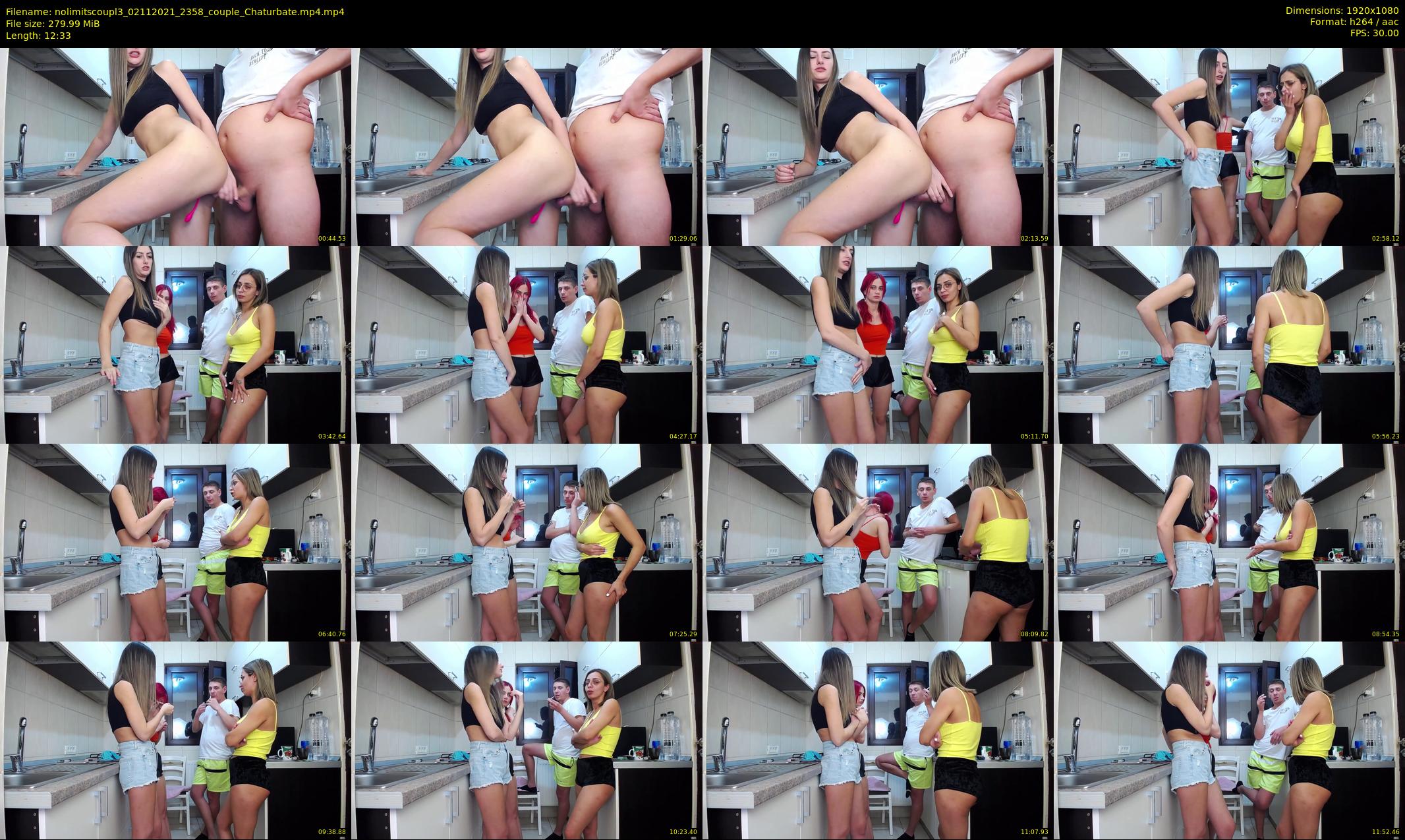 nolimitscoupl3 — 13 minute Chaturbate couple cam show recording, 1080p, Nov 2, 2021