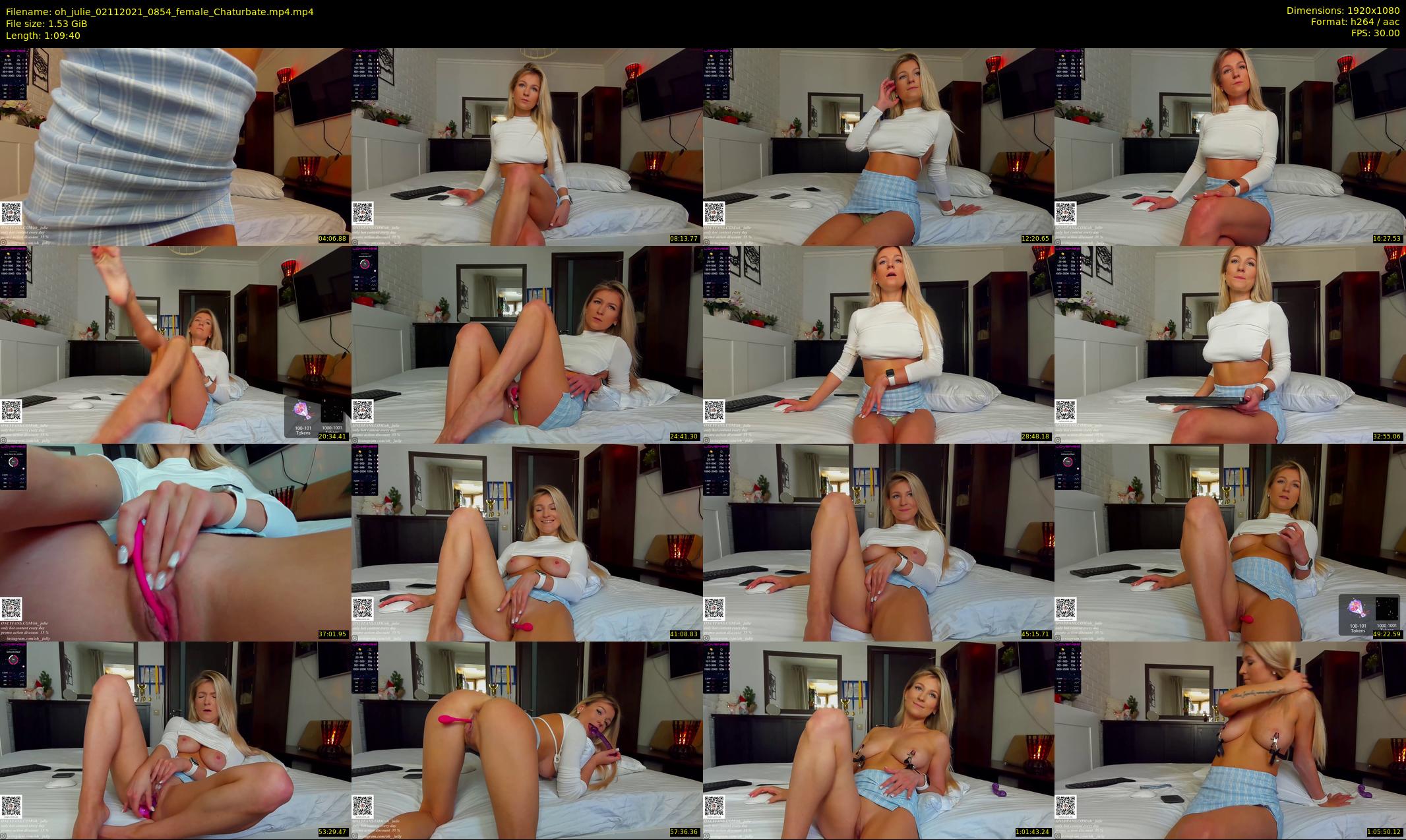 oh_julie — 70 minute Chaturbate female cam show recording, 1080p, Nov 2, 2021