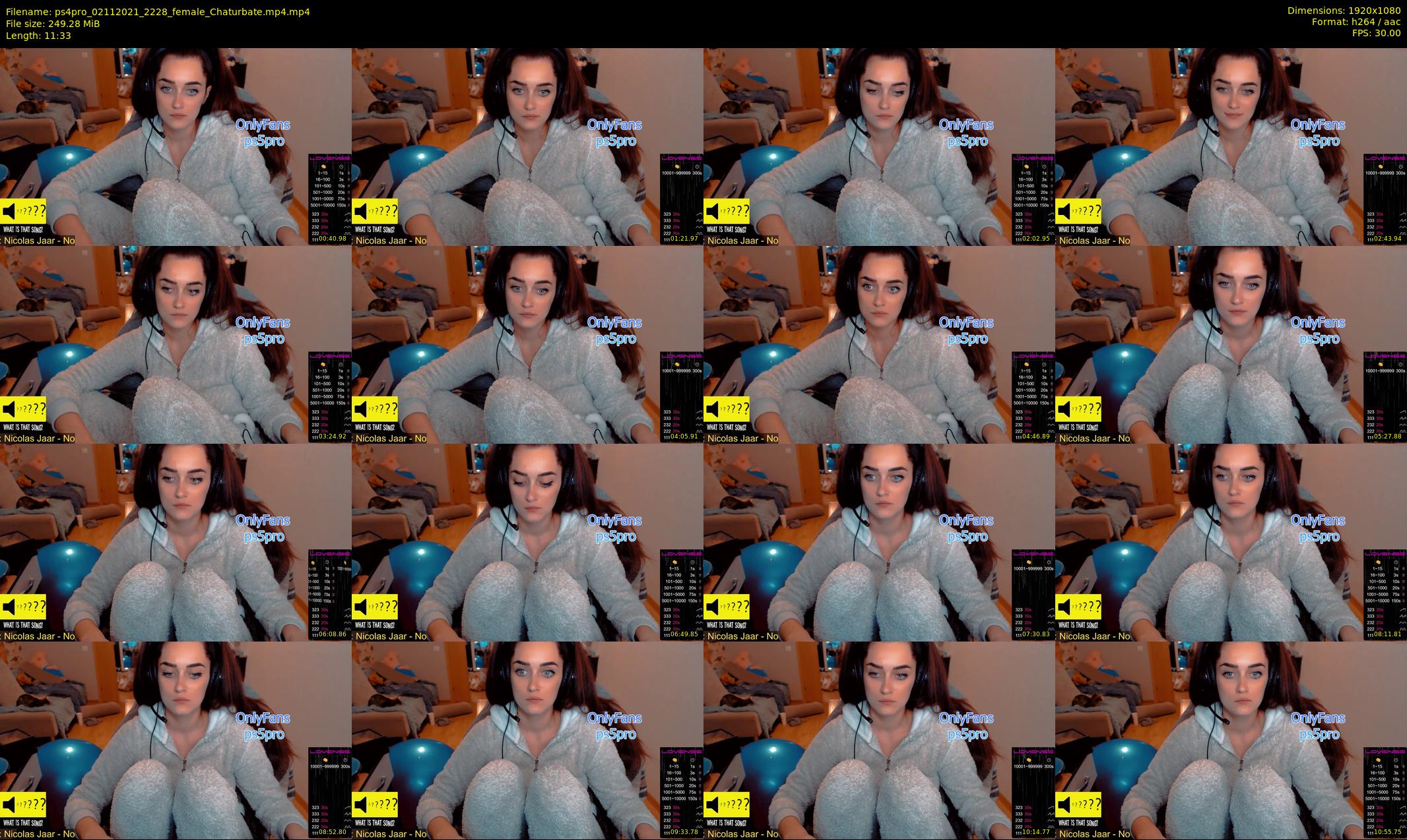 ps4pro — 12 minute Chaturbate female cam show recording, 1080p, Nov 2, 2021