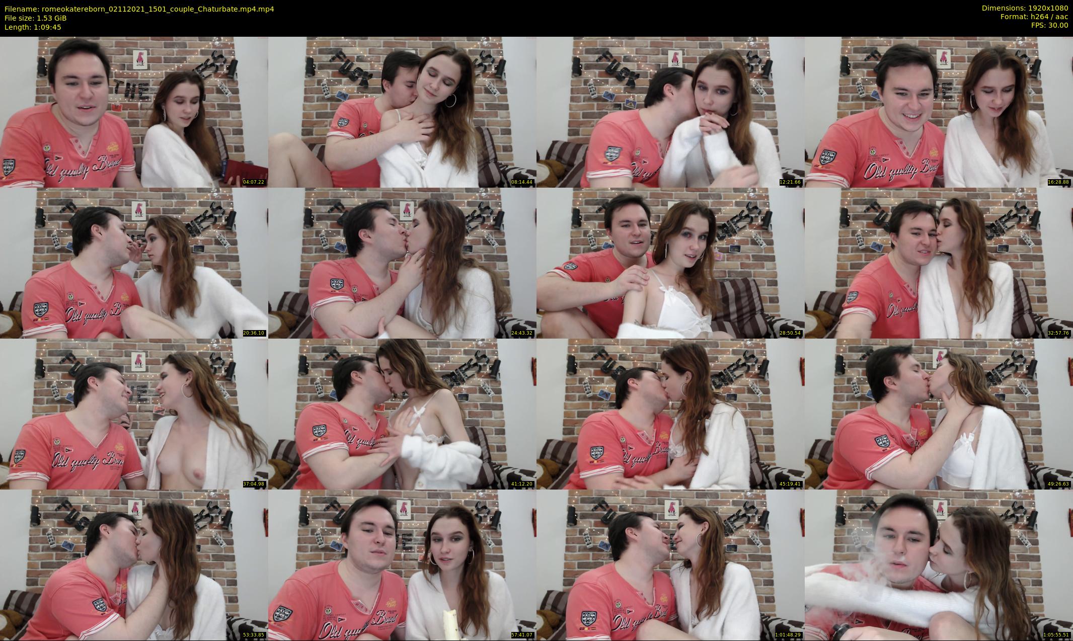 romeokatereborn — 70 minute Chaturbate couple cam show recording, 1080p, Nov 2, 2021