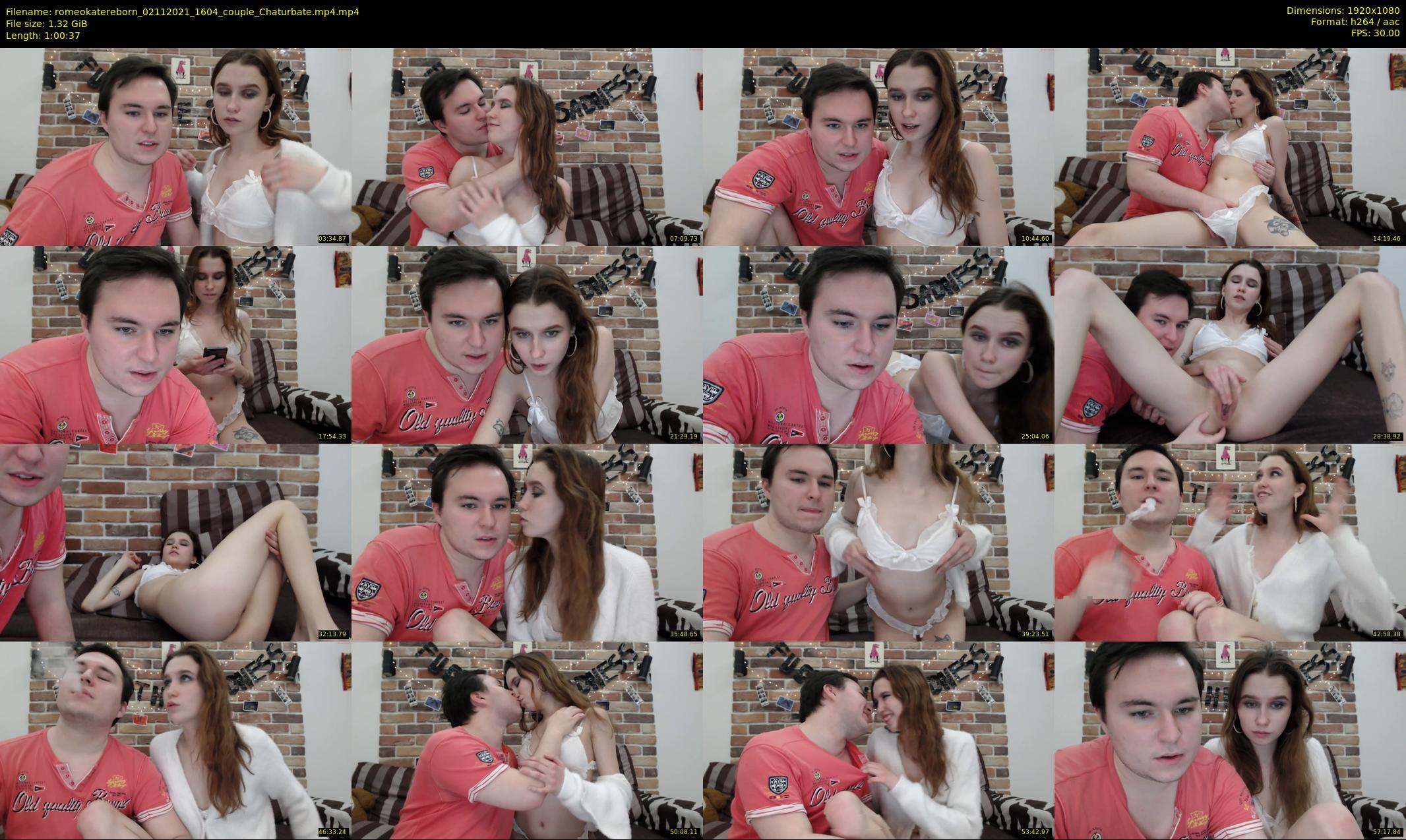 romeokatereborn — 61 minute Chaturbate couple cam show recording, 1080p, Nov 2, 2021