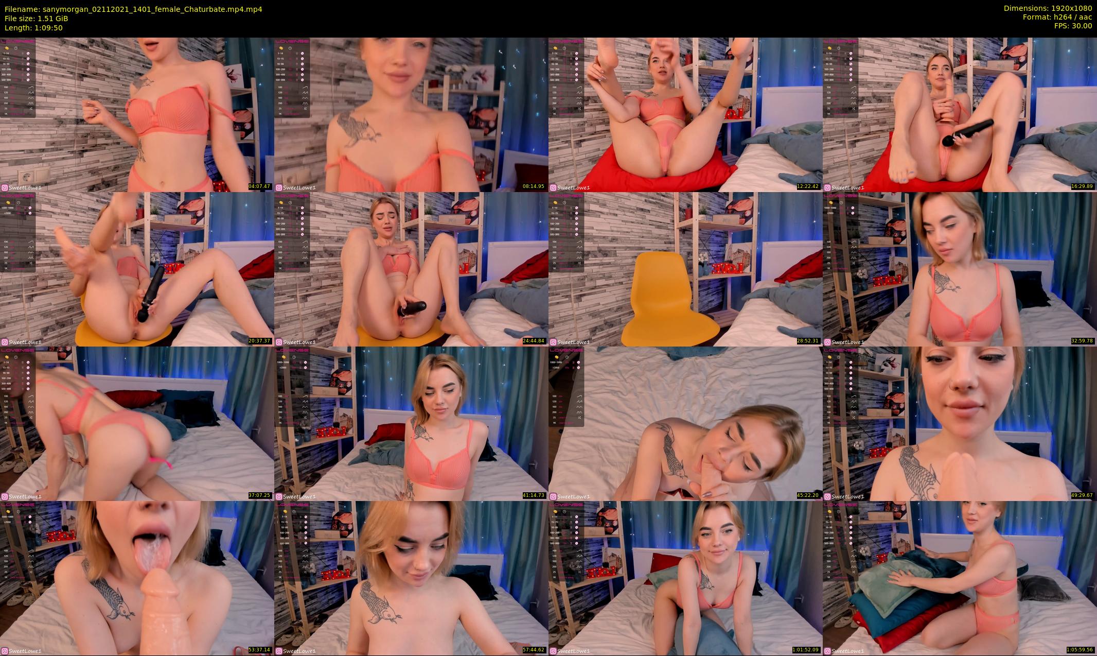 sanymorgan — 70 minute Chaturbate couple cam show recording, 1080p, Nov 2, 2021