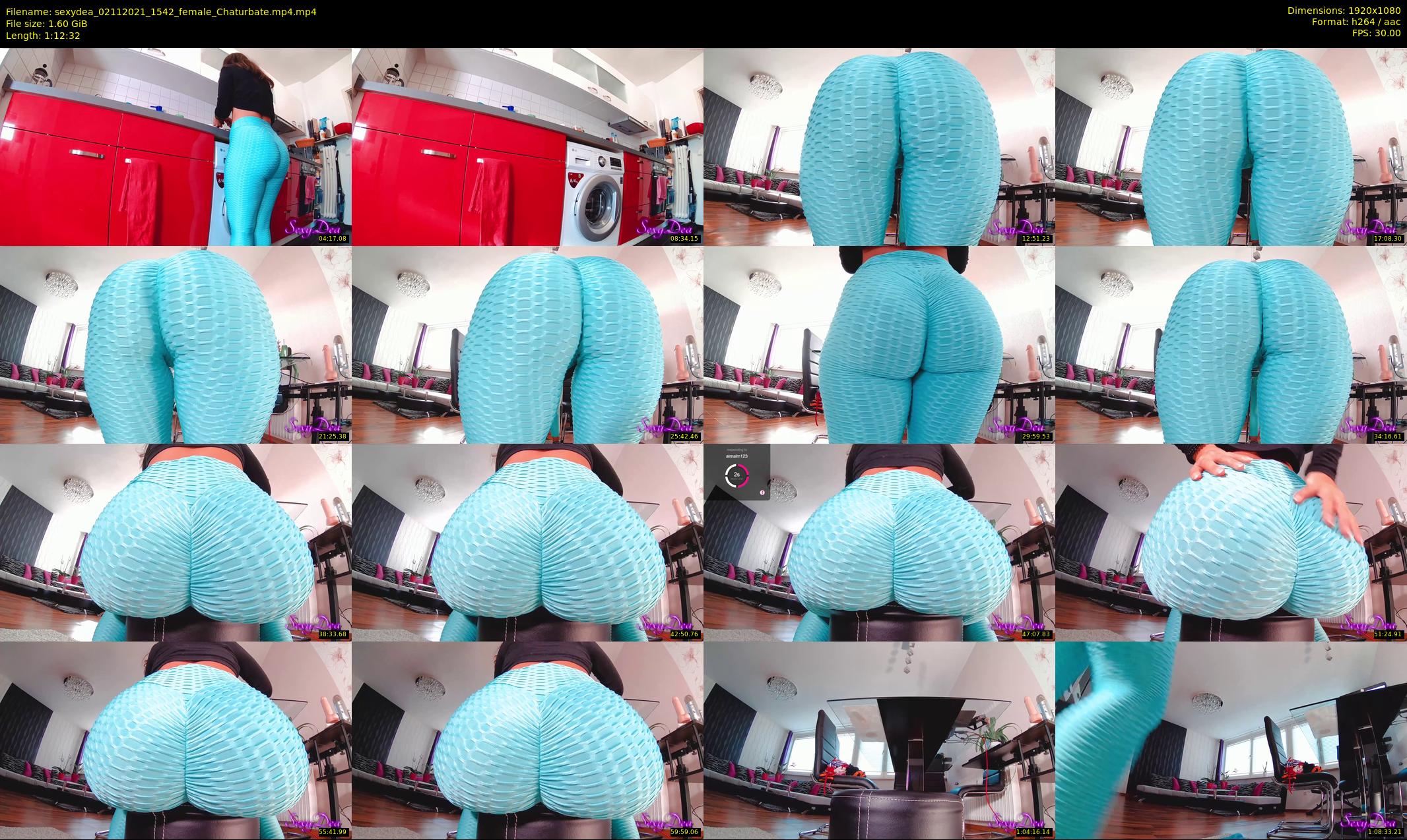 sexydea — 73 minute Chaturbate female cam show recording, 1080p, Nov 2, 2021