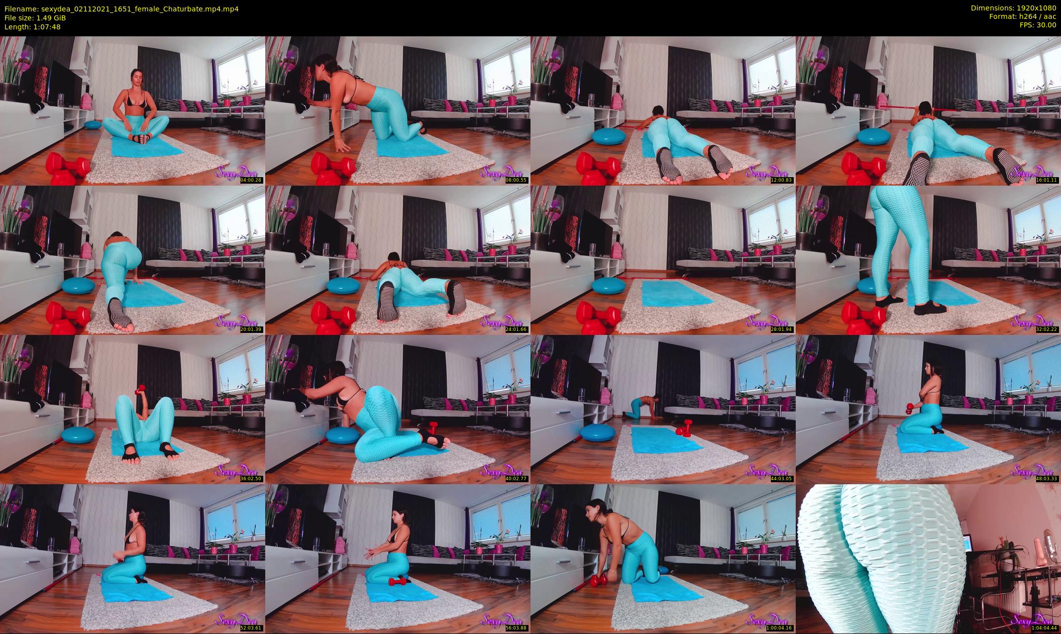 sexydea — 68 minute Chaturbate female cam show recording, 1080p, Nov 2, 2021