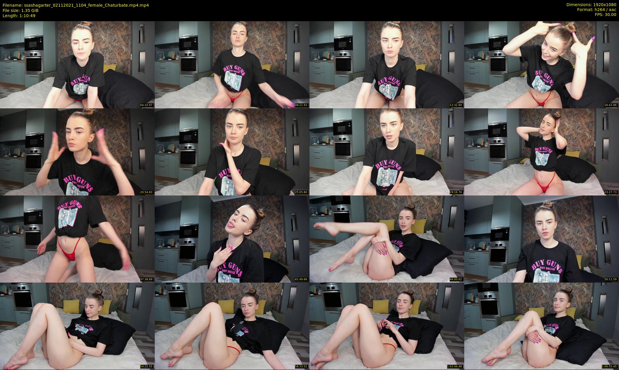 ssashagarter — 71 minute Chaturbate female cam show recording, 1080p, Nov 2, 2021