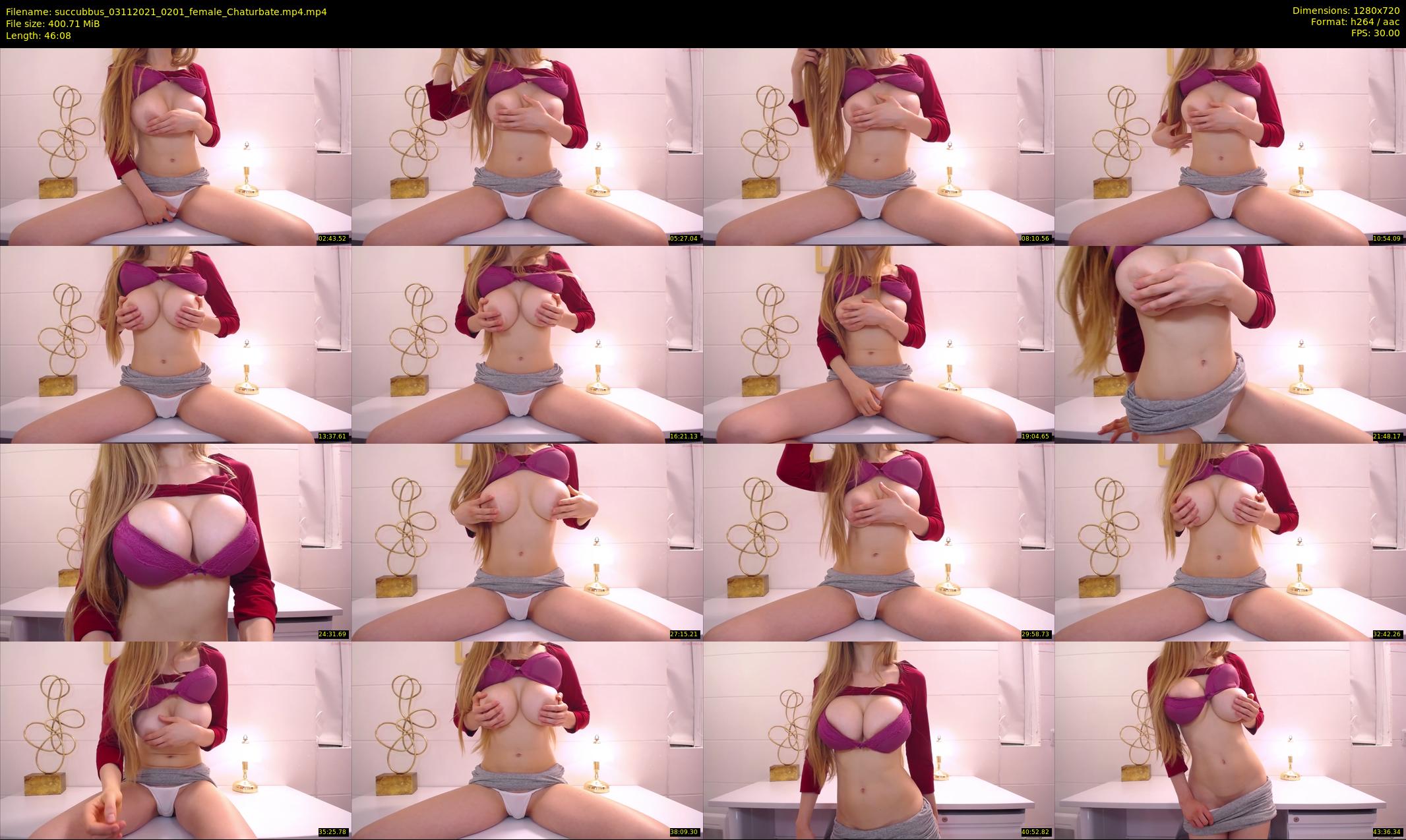 succubbus — 47 minute Chaturbate female cam show recording, 720p, Nov 3, 2021