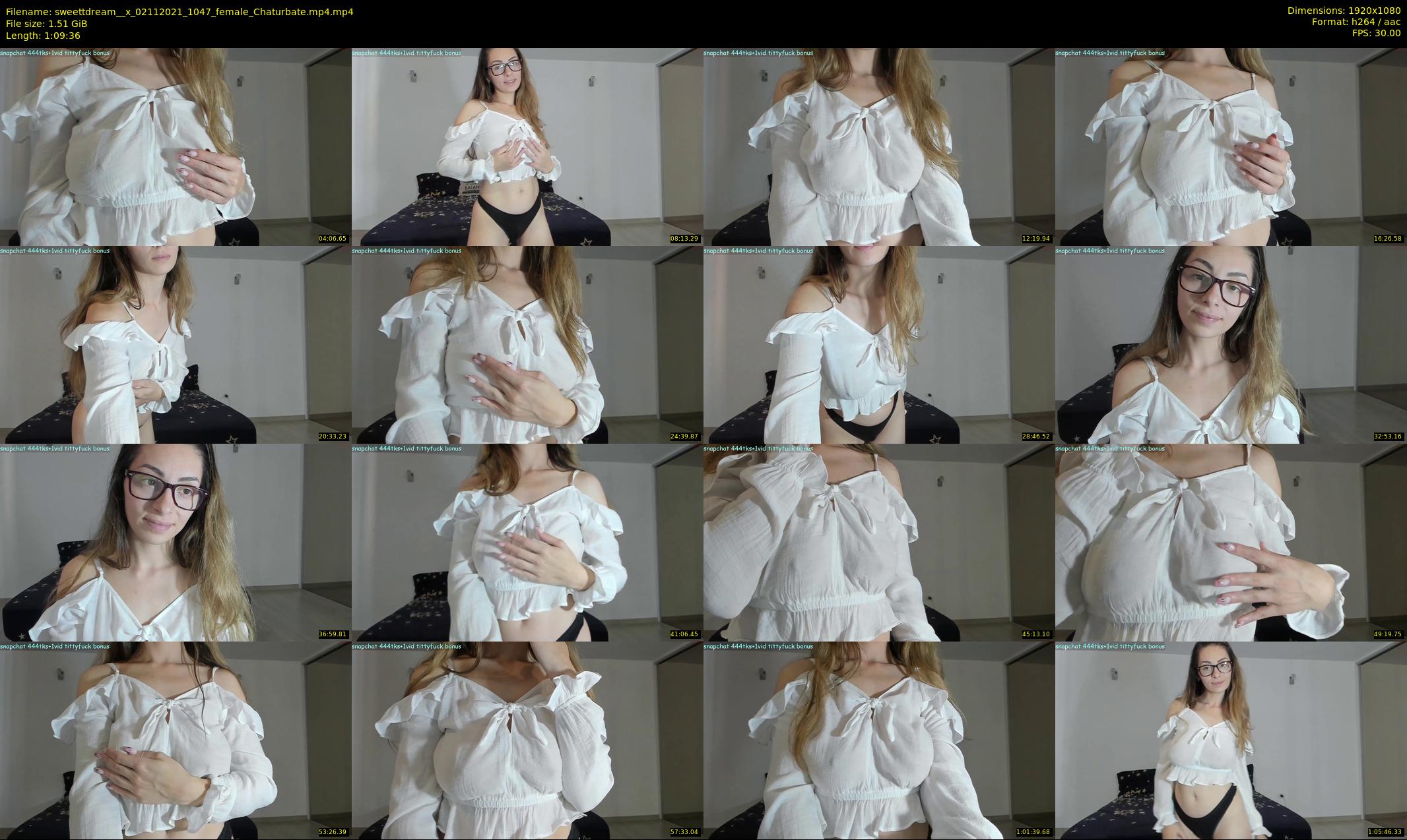 sweettdream__x — 70 minute Chaturbate female cam show recording, 1080p, Nov 2, 2021