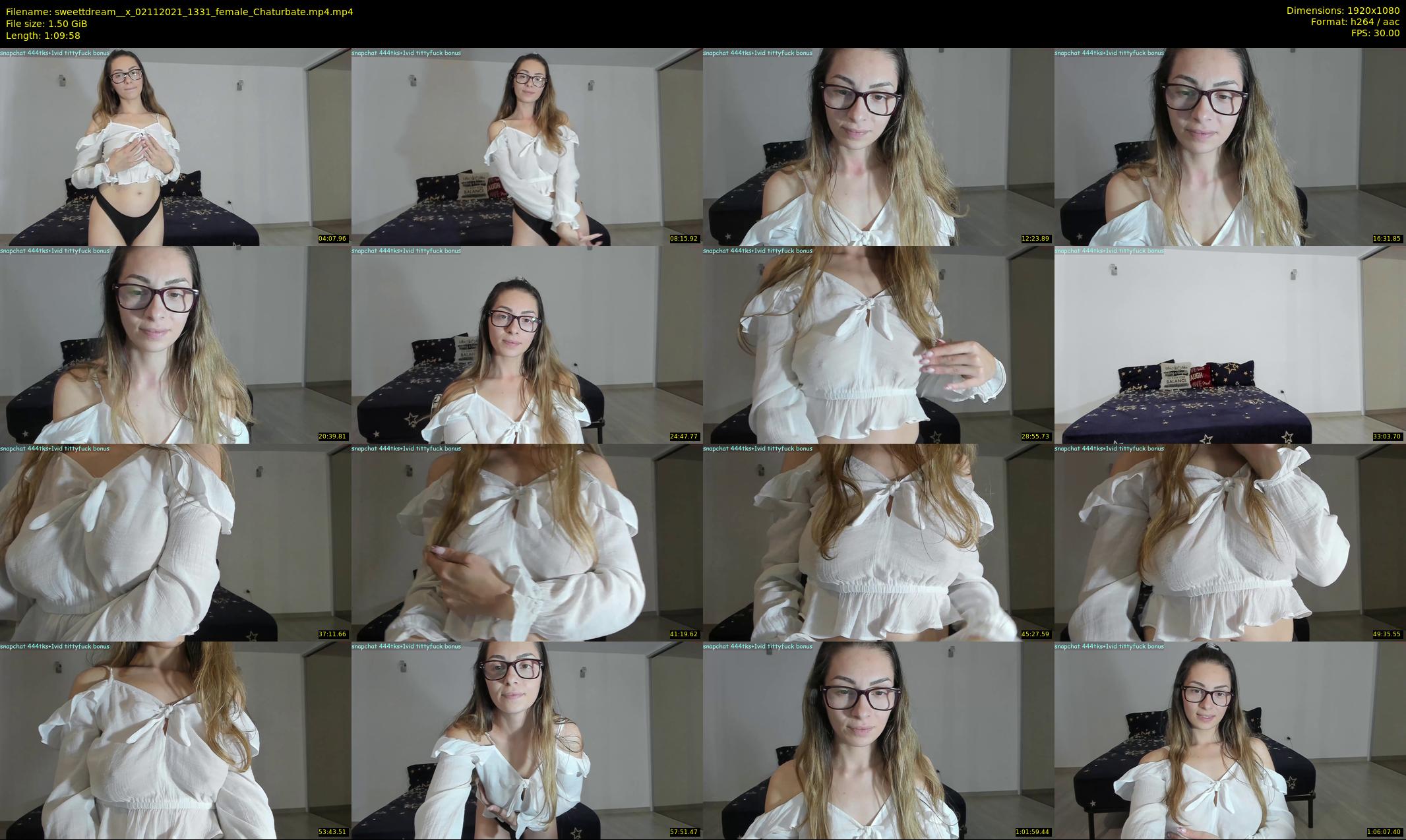 sweettdream__x — 70 minute Chaturbate female cam show recording, 1080p, Nov 2, 2021