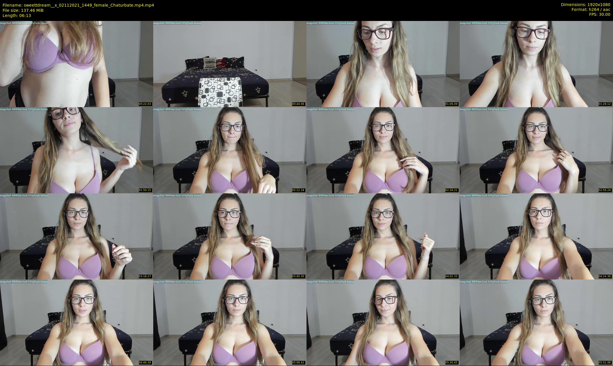 sweettdream__x — 7 minute Chaturbate female cam show recording, 1080p, Nov 2, 2021