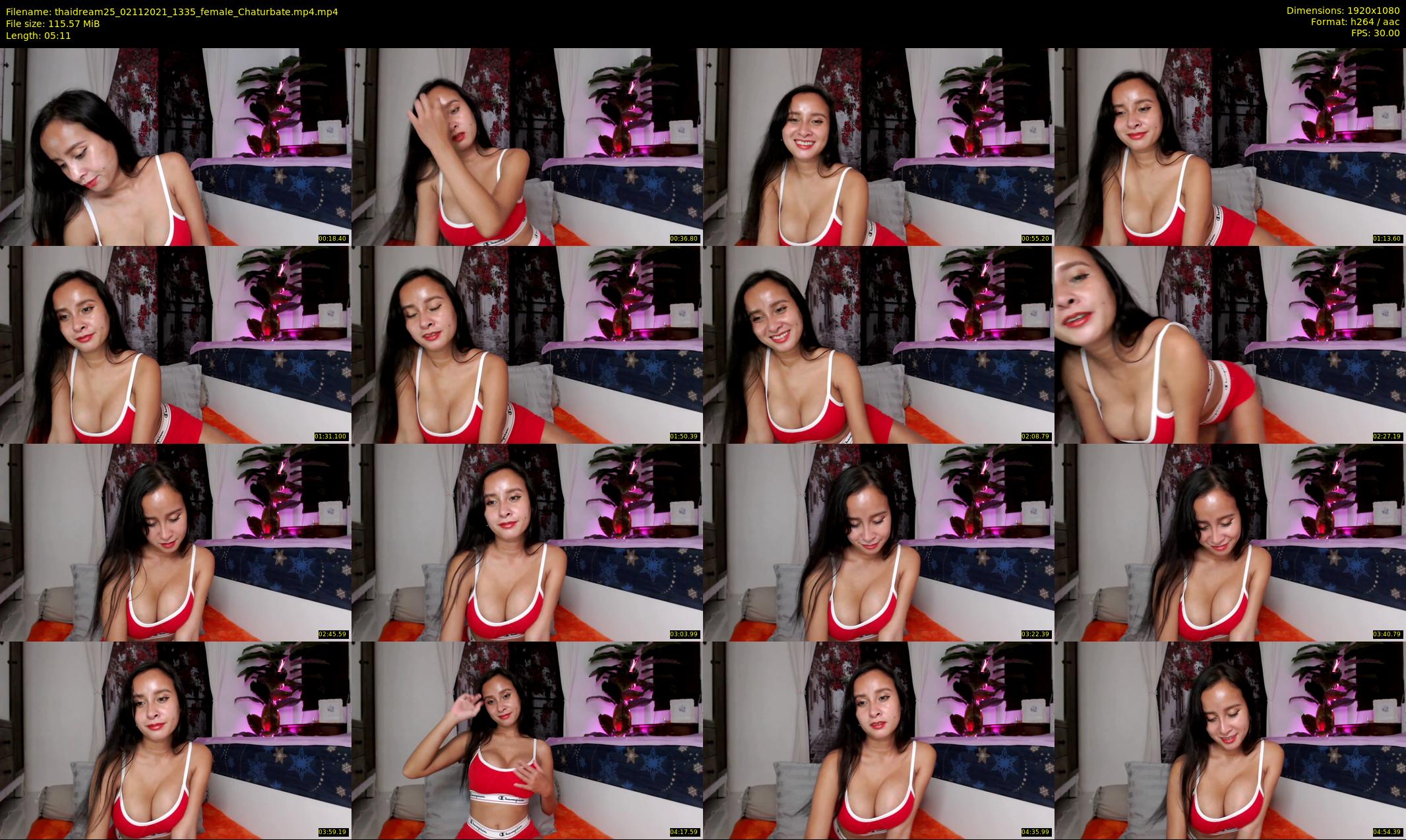 thaidream25 — 6 minute Chaturbate female cam show recording, 1080p, Nov 2, 2021