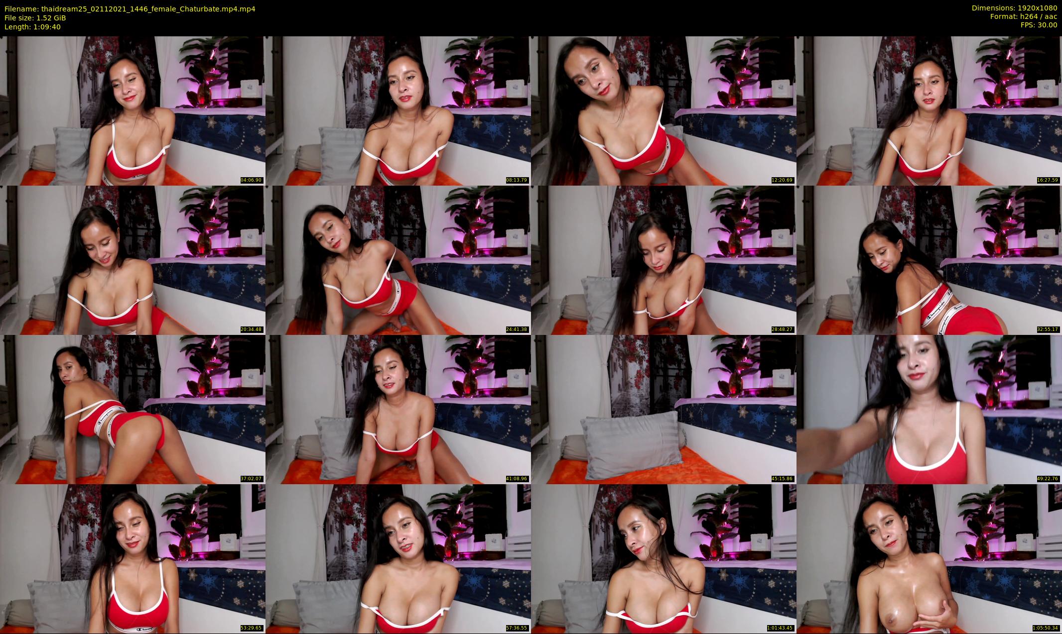 thaidream25 — 70 minute Chaturbate female cam show recording, 1080p, Nov 2, 2021