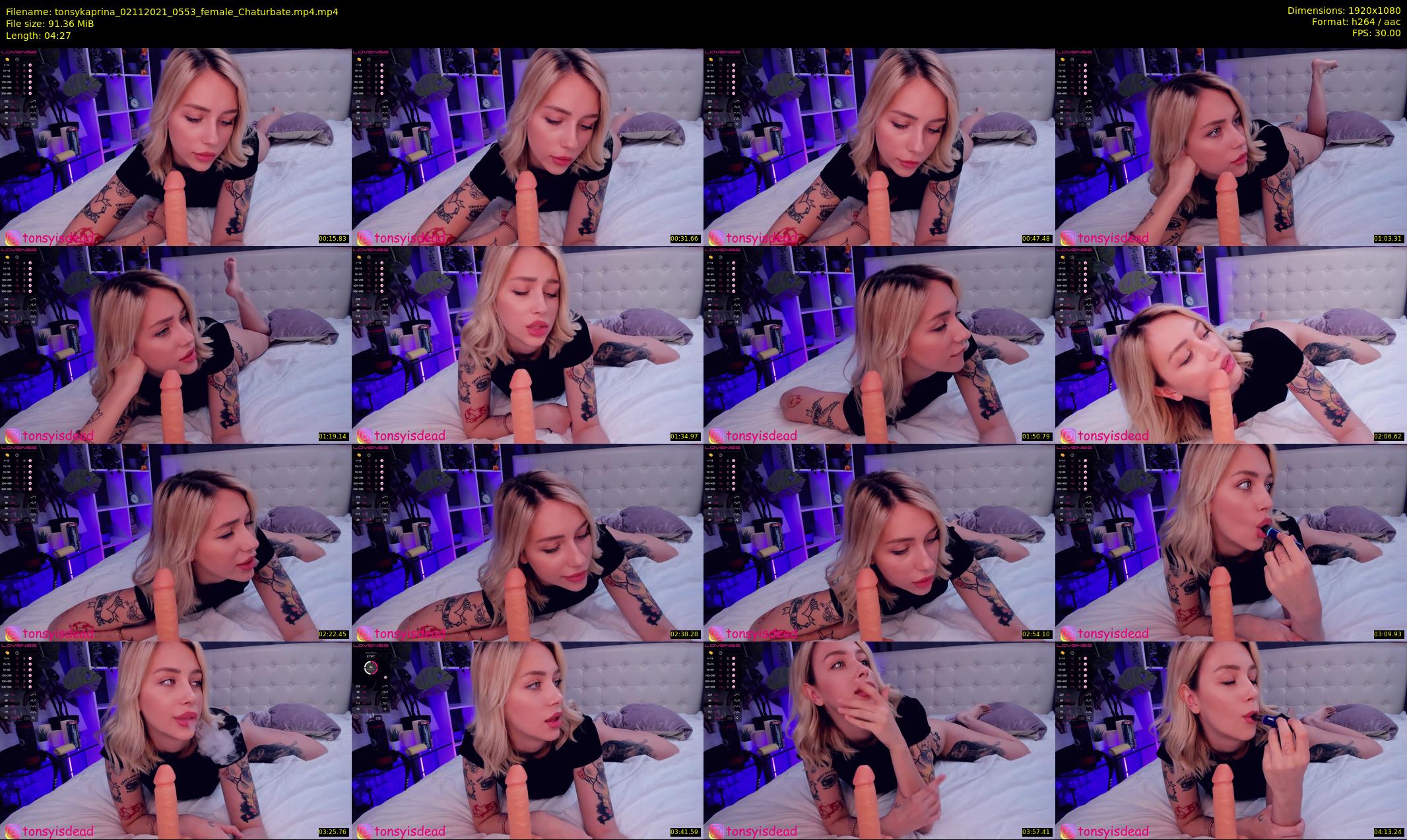 tonsykaprina — 5 minute Chaturbate couple cam show recording, 1080p, Nov 2, 2021