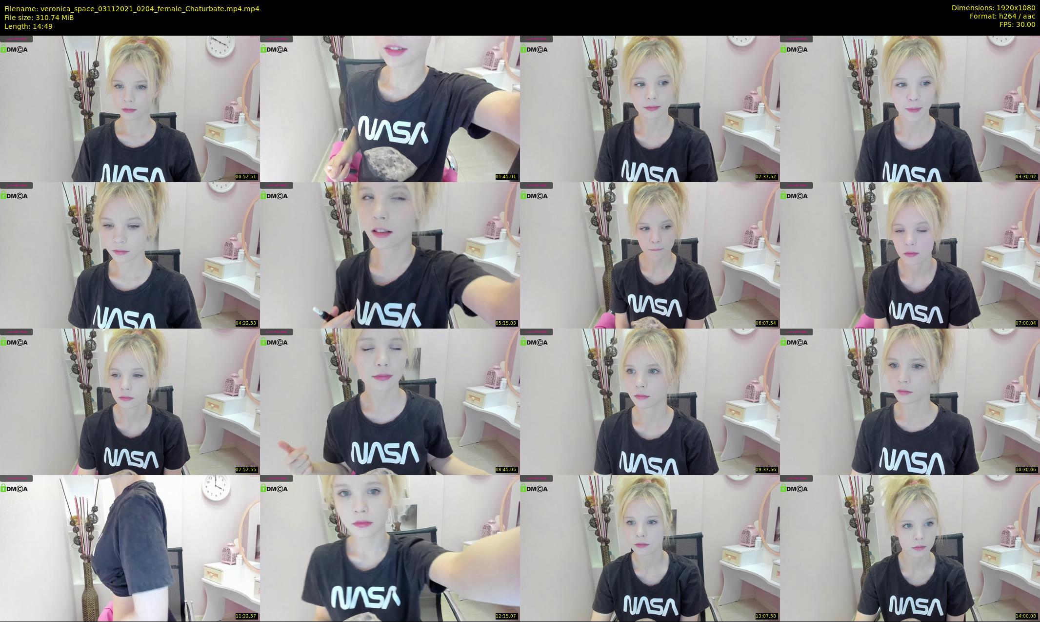 veronica_space — 15 minute Chaturbate female cam show recording, 1080p, Nov 3, 2021
