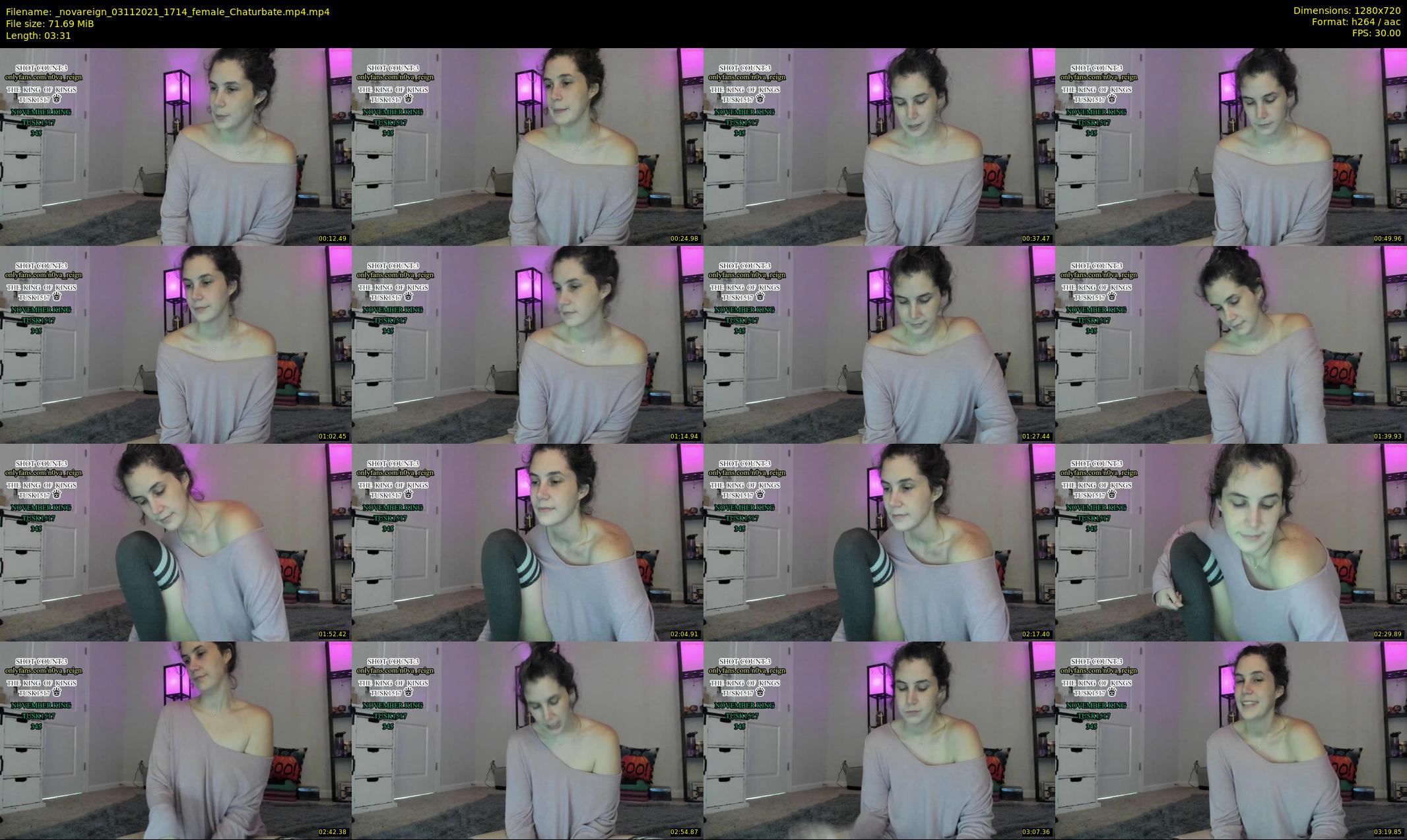 _novareign — 4 minute Chaturbate female cam show recording, 720p, Nov 3, 2021