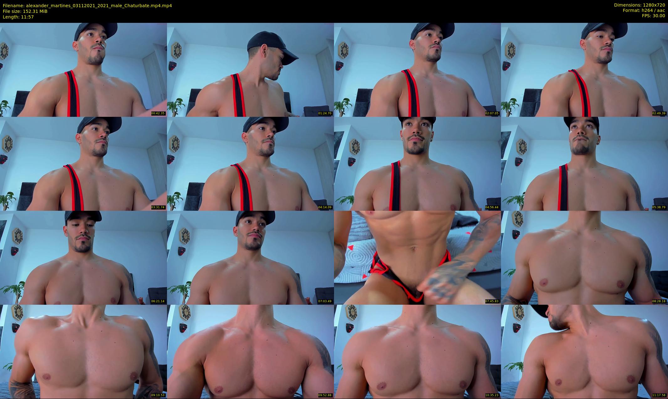 alexander_martines — 12 minute Chaturbate male cam show recording, 720p, Nov 3, 2021