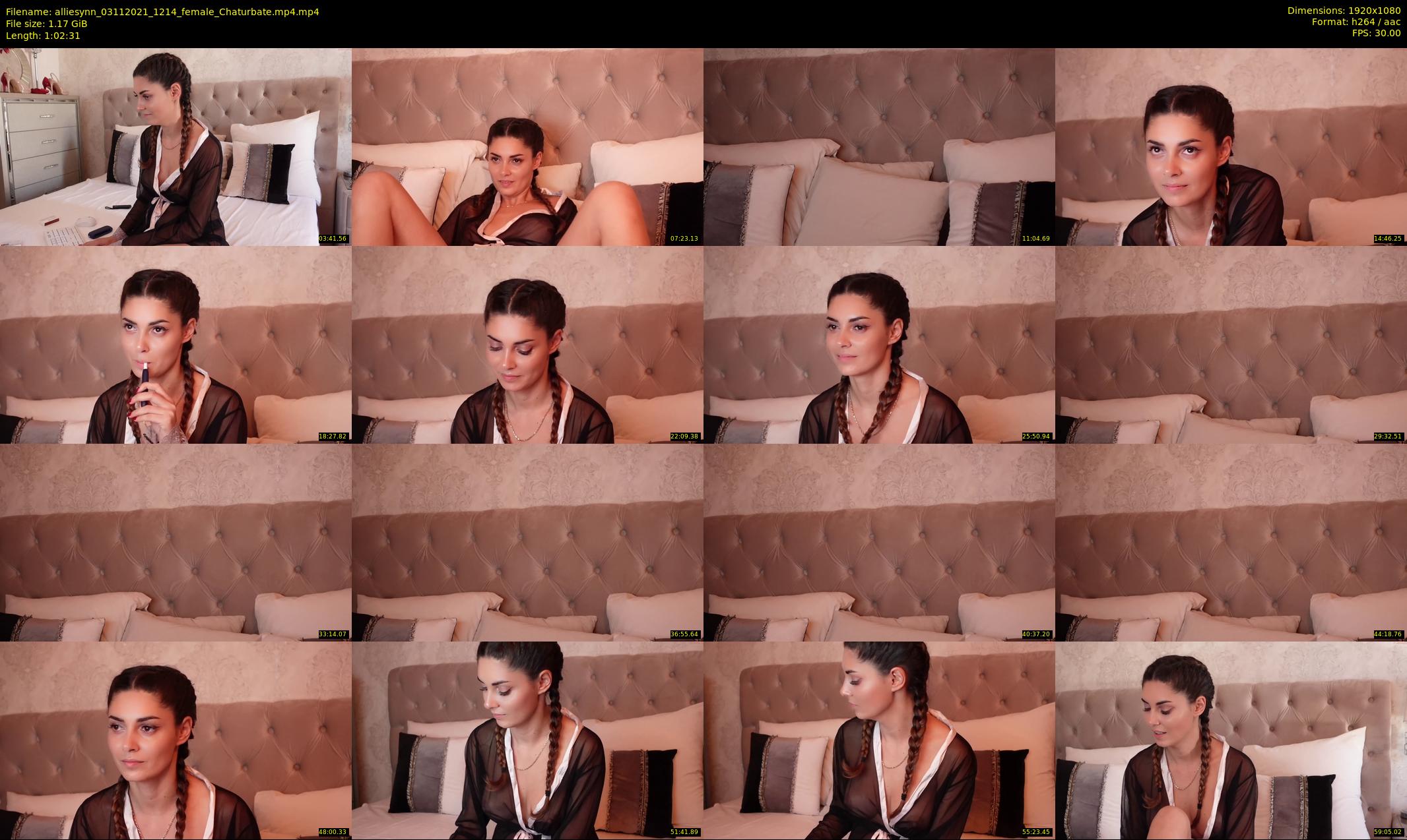 alliesynn — 63 minute Chaturbate female cam show recording, 1080p, Nov 3, 2021