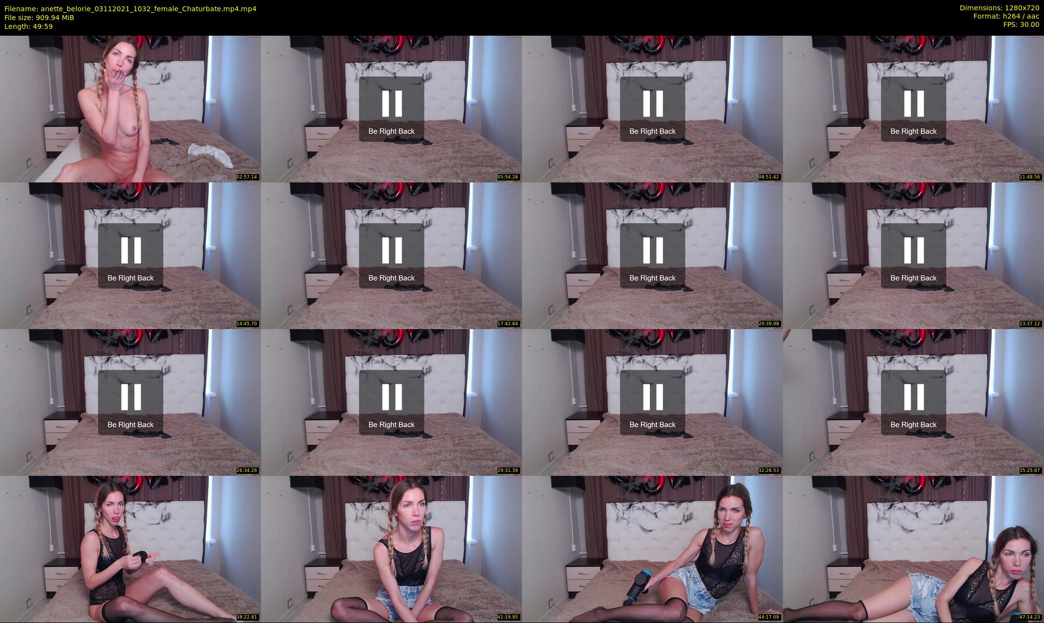 anette_belorie — 50 minute Chaturbate female cam show recording, 720p, Nov 3, 2021