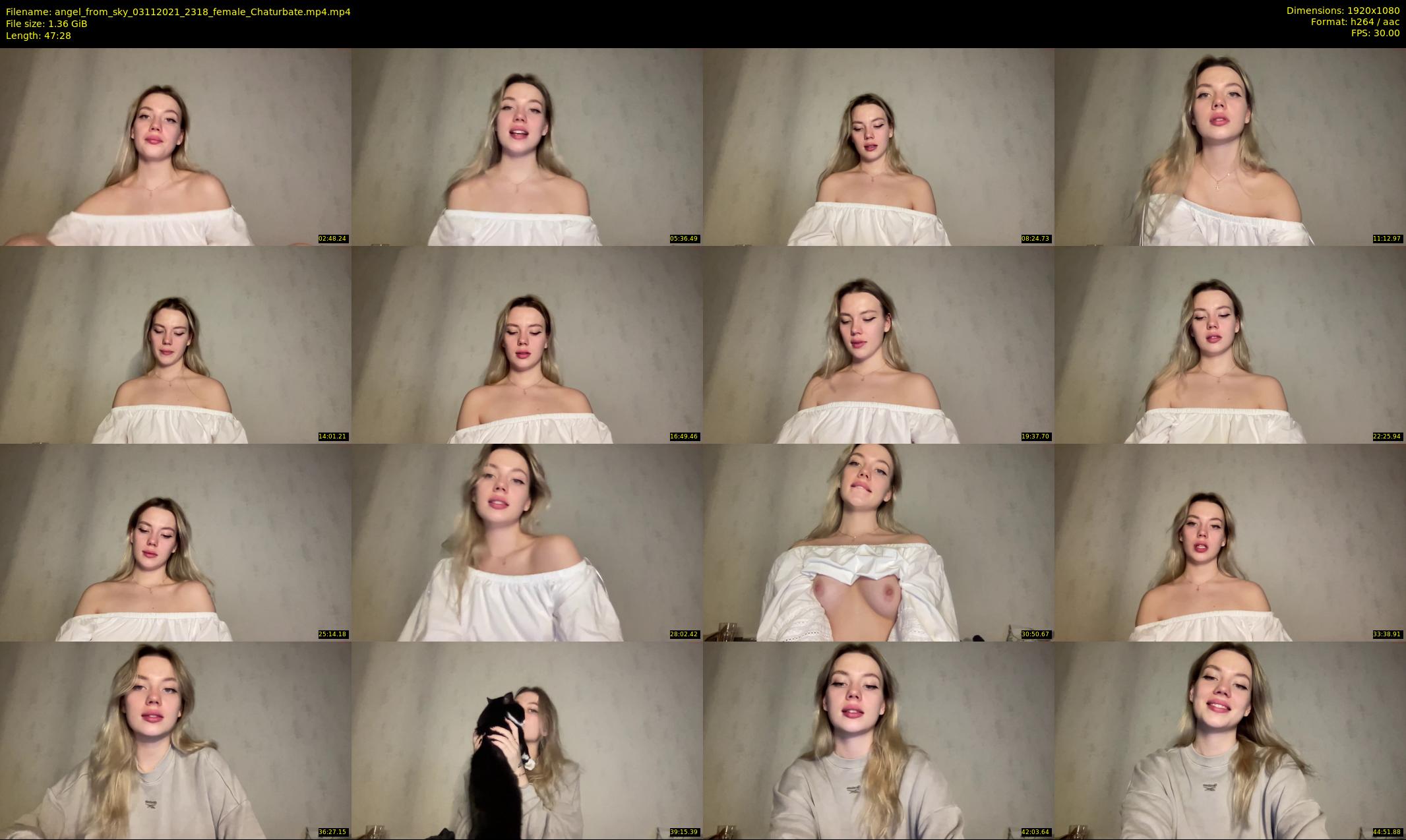 angel_from_sky — 48 minute Chaturbate female cam show recording, 1080p, Nov 3, 2021