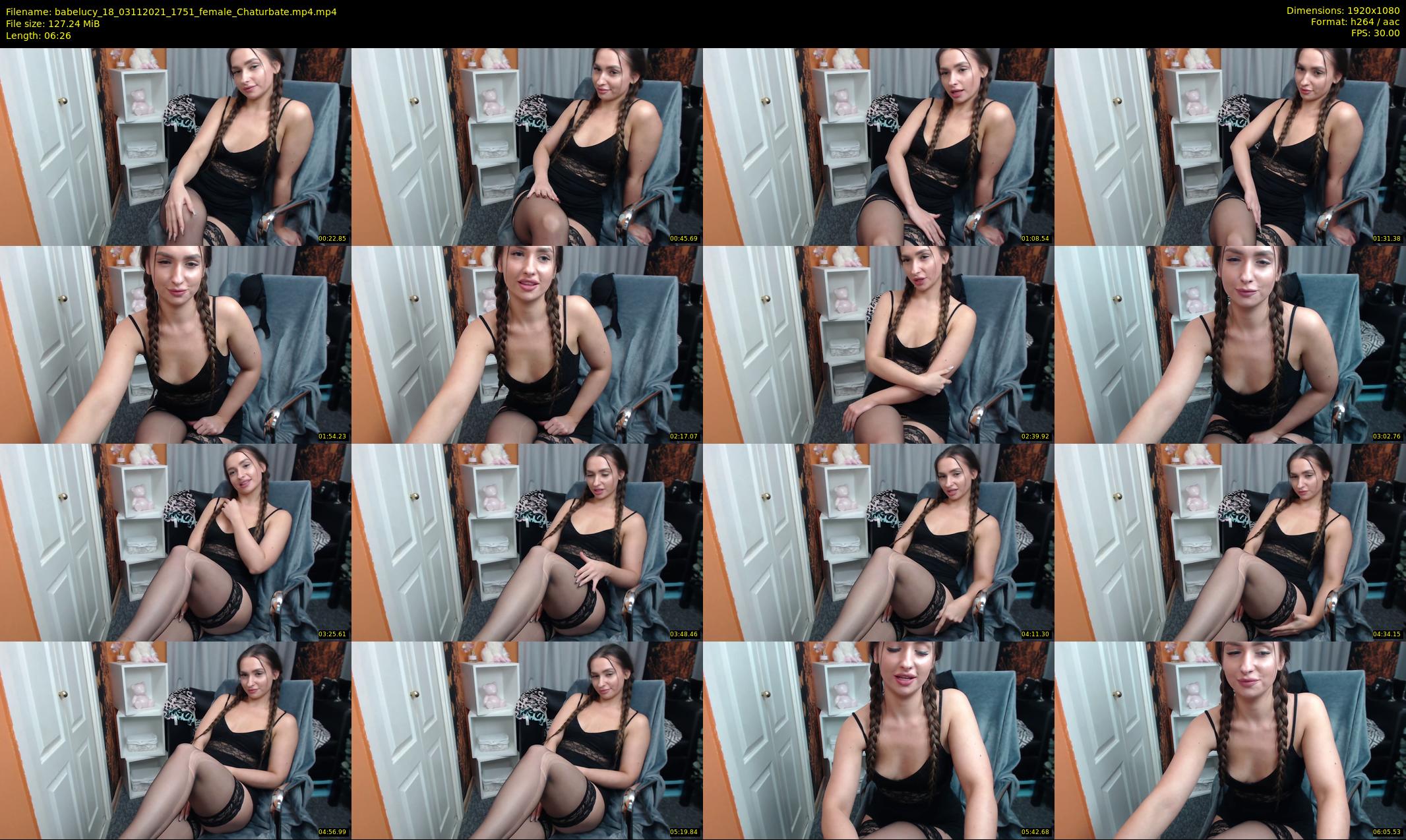 babelucy_18 — 7 minute Chaturbate female cam show recording, 1080p, Nov 3, 2021