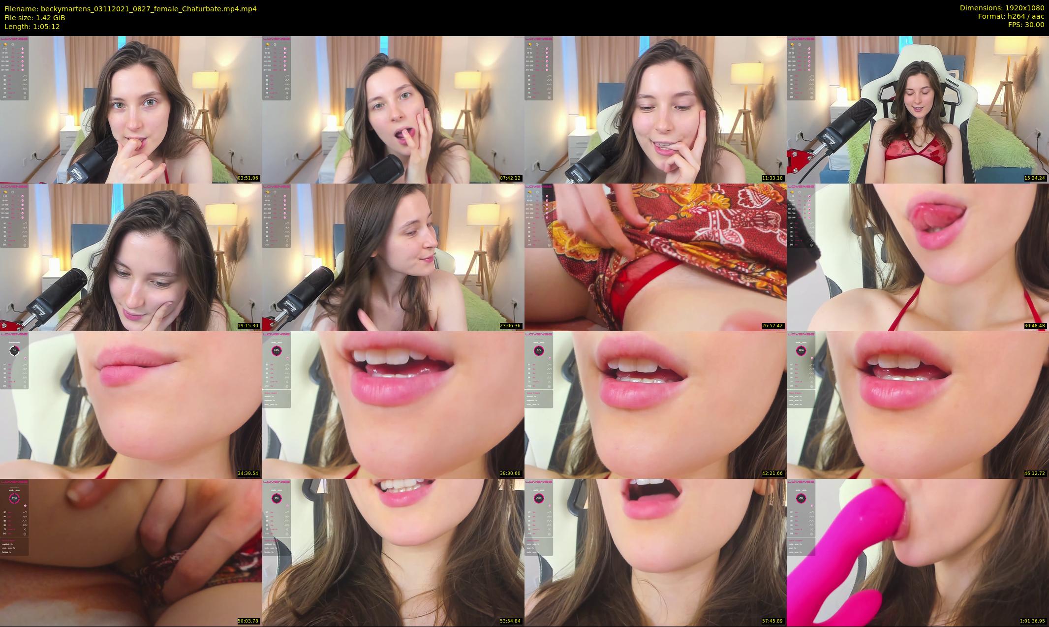 beckymartens — 66 minute Chaturbate female cam show recording, 1080p, Nov 3, 2021