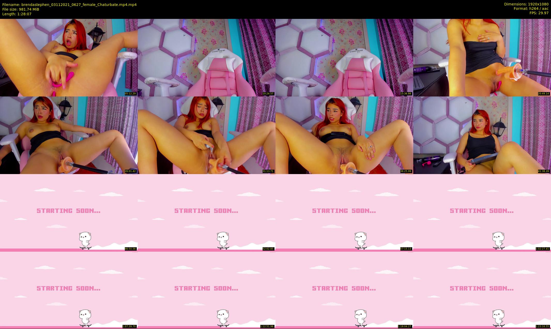 brendastephen — 89 minute Chaturbate female cam show recording, 1080p, Nov 3, 2021