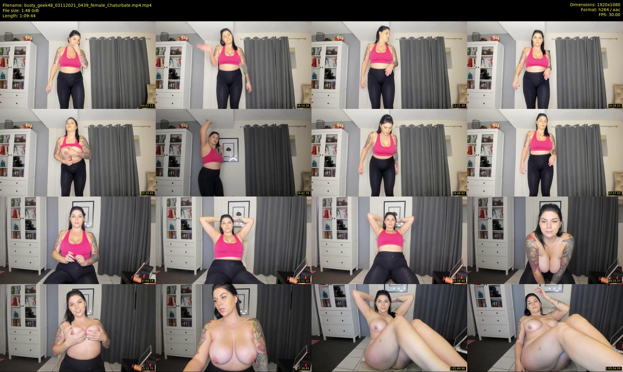 busty_geek48 — 70 minute Chaturbate female cam show recording, 1080p, Nov 3, 2021
