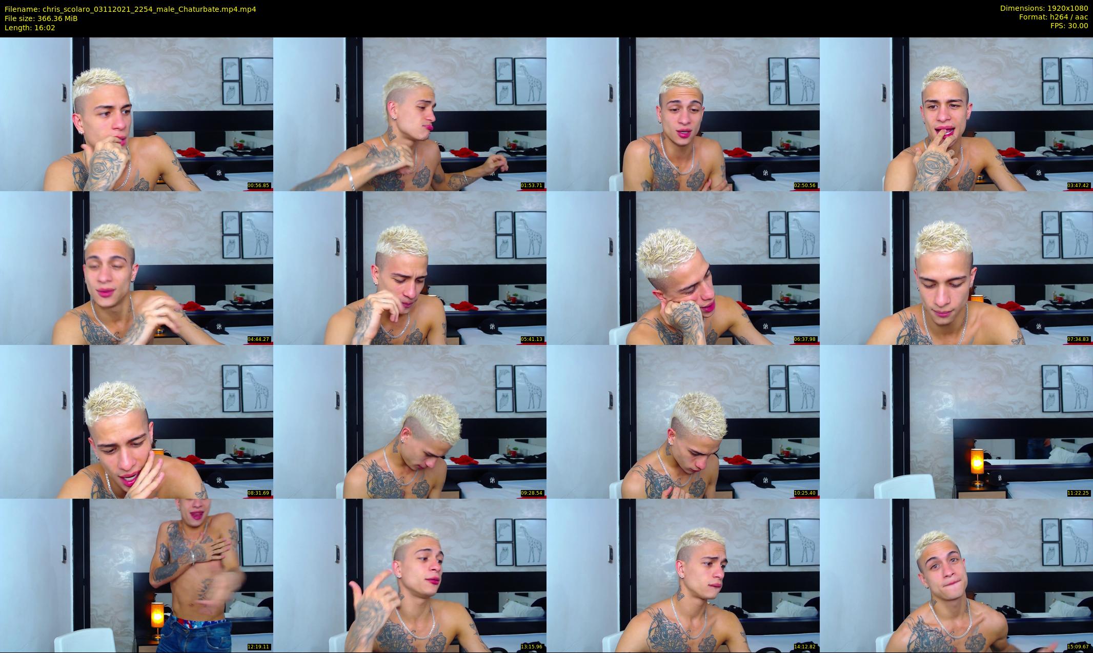 chris_scolaro — 17 minute Chaturbate male cam show recording, 1080p, Nov 3, 2021