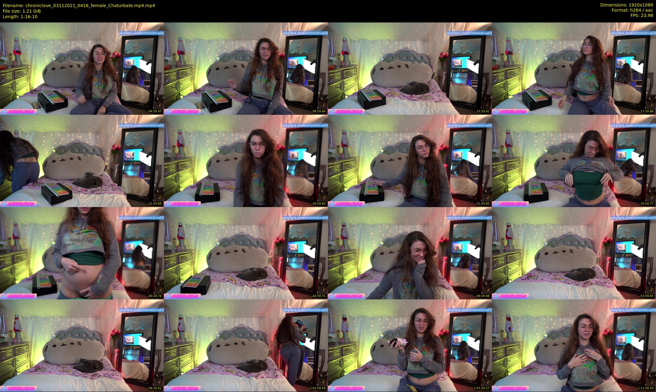 chroniclove — 77 minute Chaturbate female cam show recording, 1080p, Nov 3, 2021