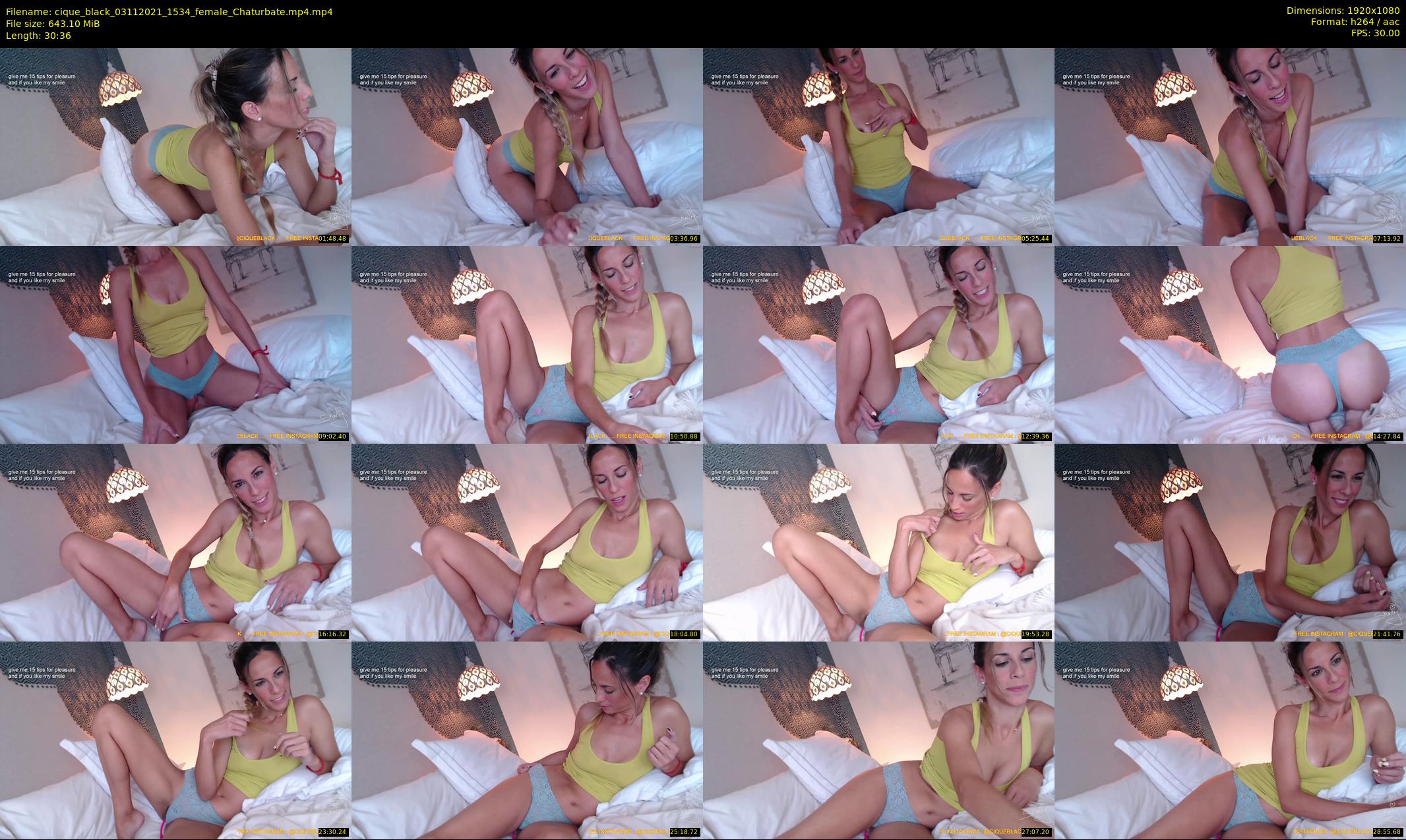 cique_black — 31 minute Chaturbate female cam show recording, 1080p, Nov 3, 2021