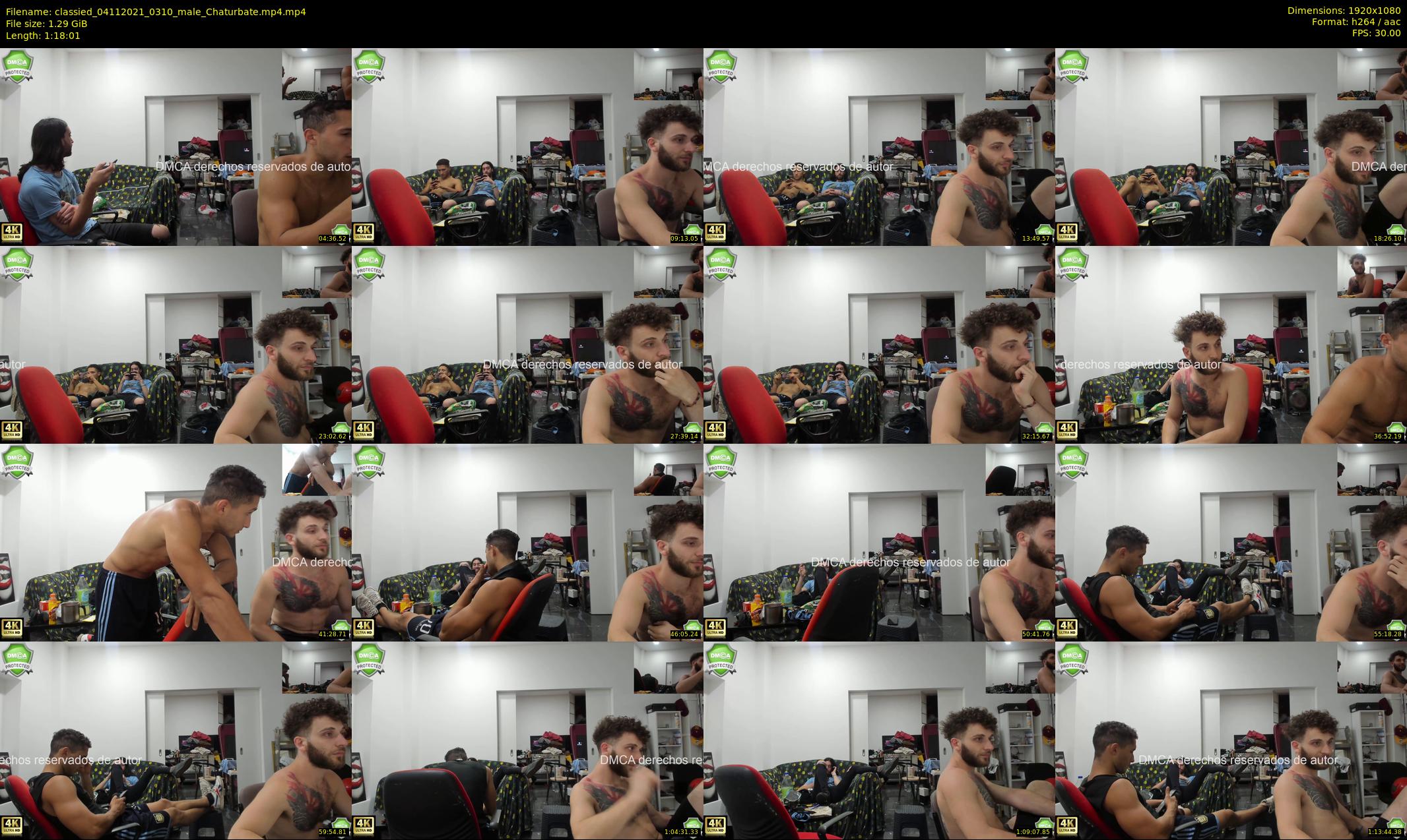classied — 79 minute Chaturbate male cam show recording, 1080p, Nov 4, 2021