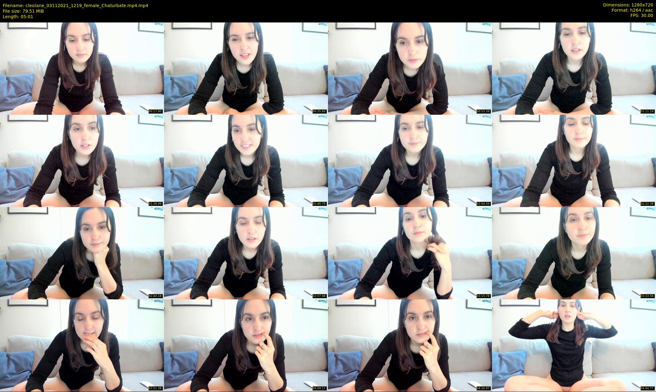 cleolane — 6 minute Chaturbate female cam show recording, 720p, Nov 3, 2021